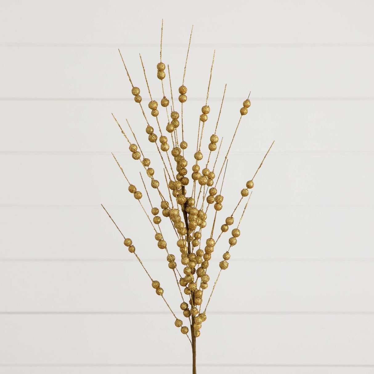 36" Artificial Gold Berry Stem - Set of 3-Stem-Parc Decor