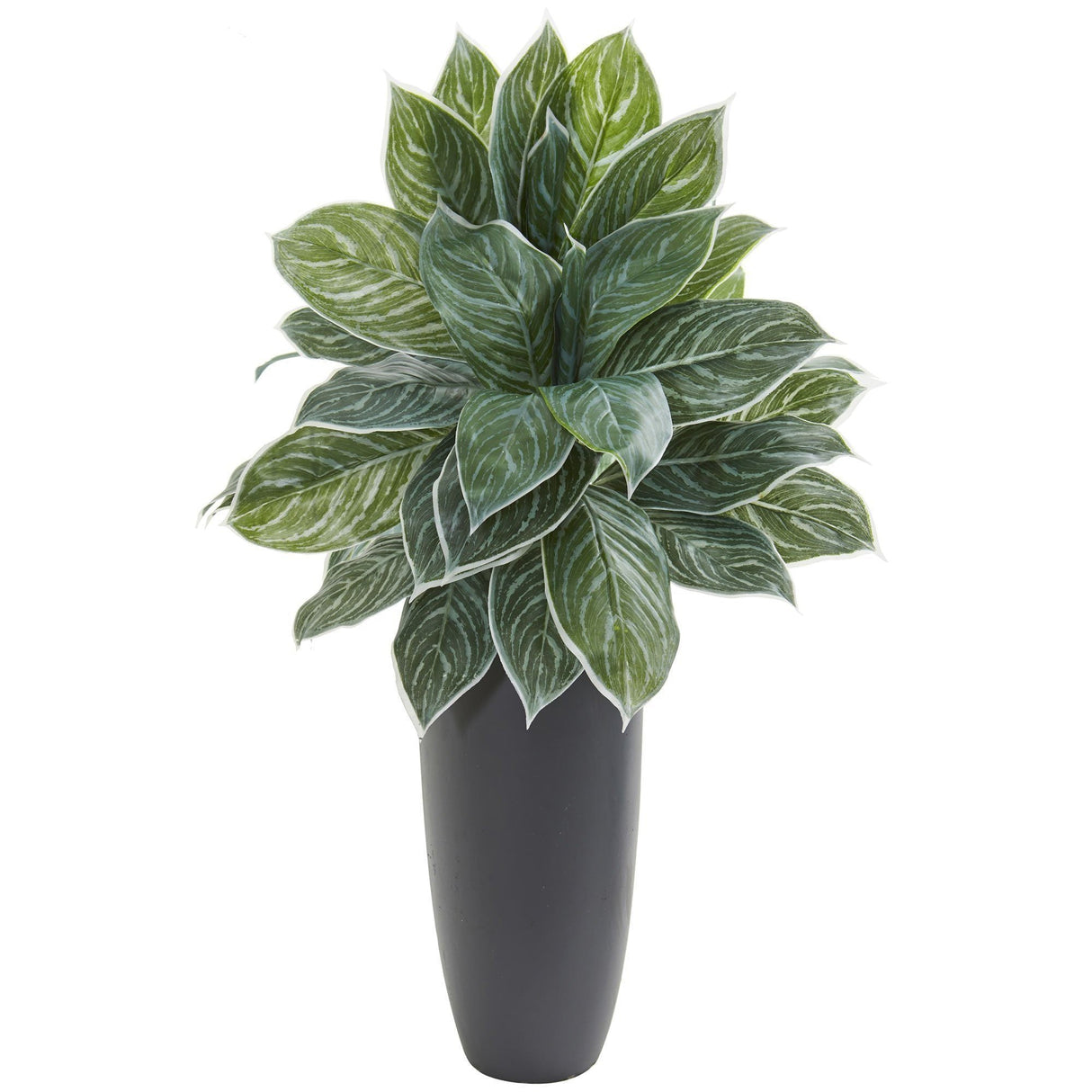 37” Aglonema Artificial Plant in Planter (Real Touch)-Parc Decor