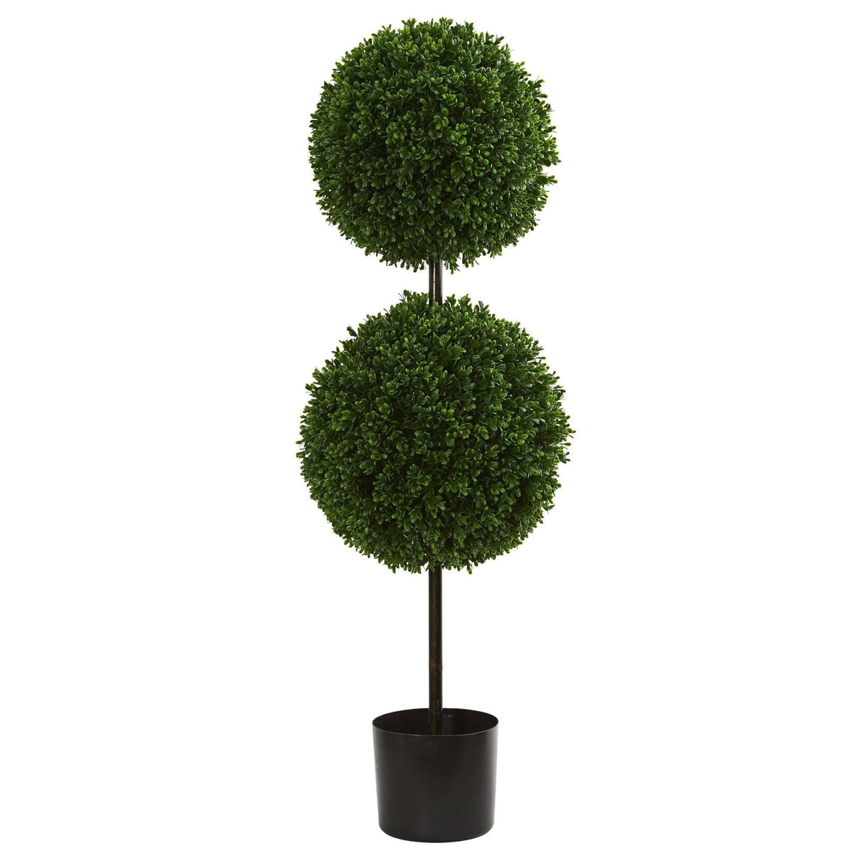 3.5’ Boxwood Double Ball Artificial Topiary Tree UV Resistant (Indoor/Outdoor)-Parc Decor