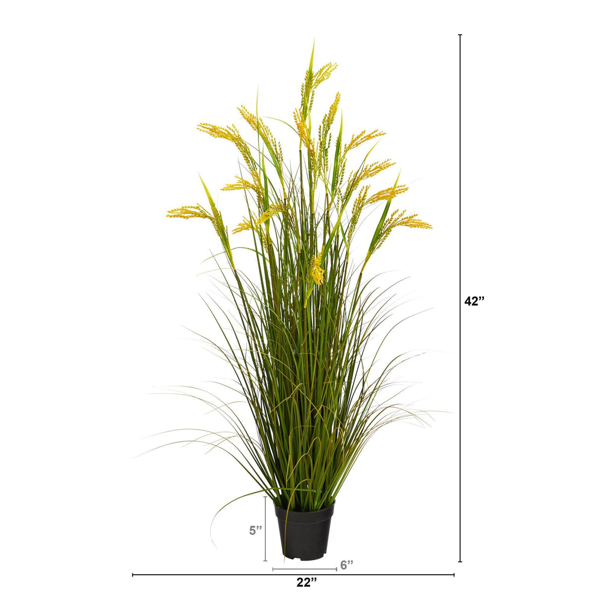 3.5’ Wheat Grain Artificial Plant-Parc Decor