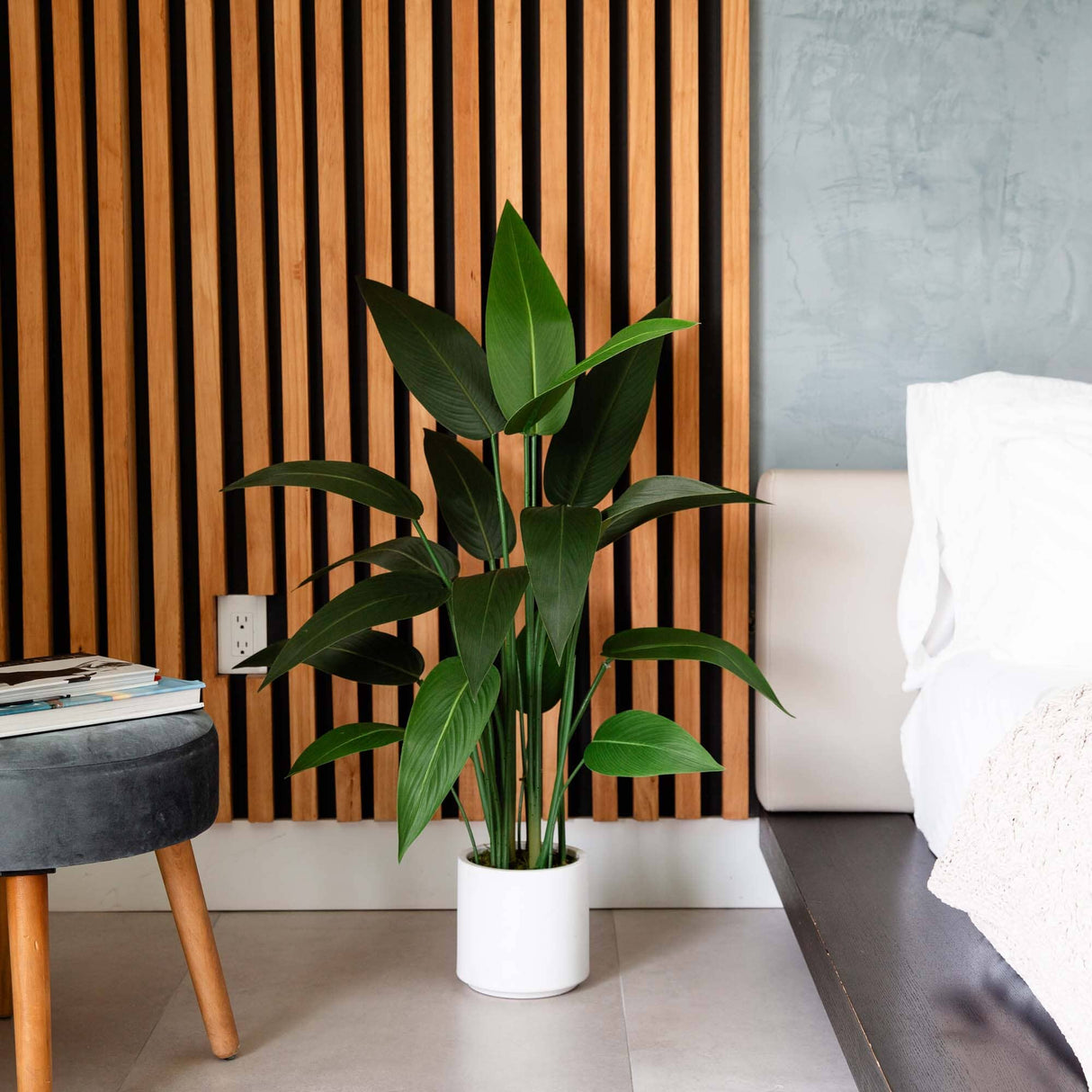 3.5' Artificial Sky Bird Tree in White Decorative Planter-Tree-Parc Decor