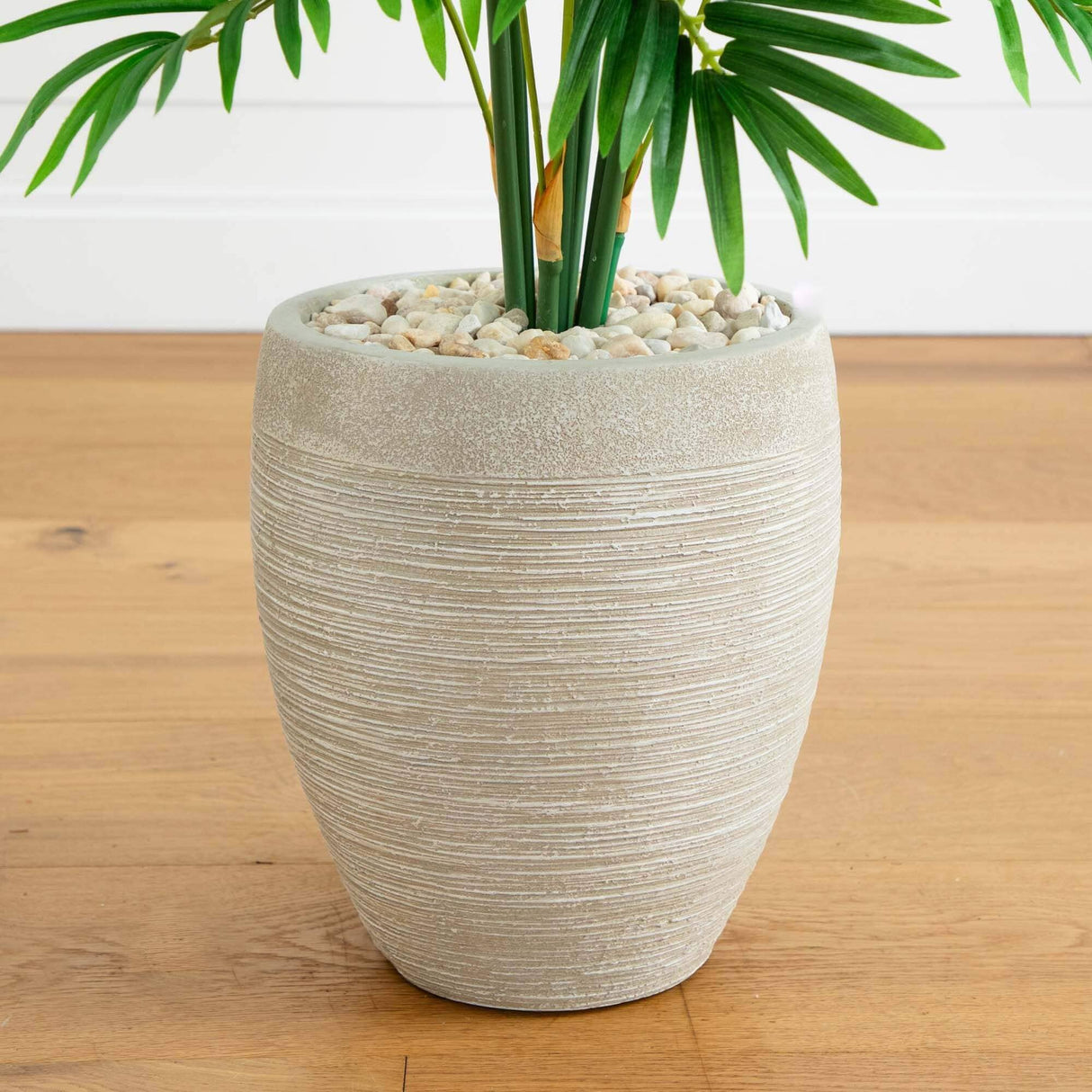 4’ Areca Artificial Palm Tree in Sand Colored Planter-Parc Decor