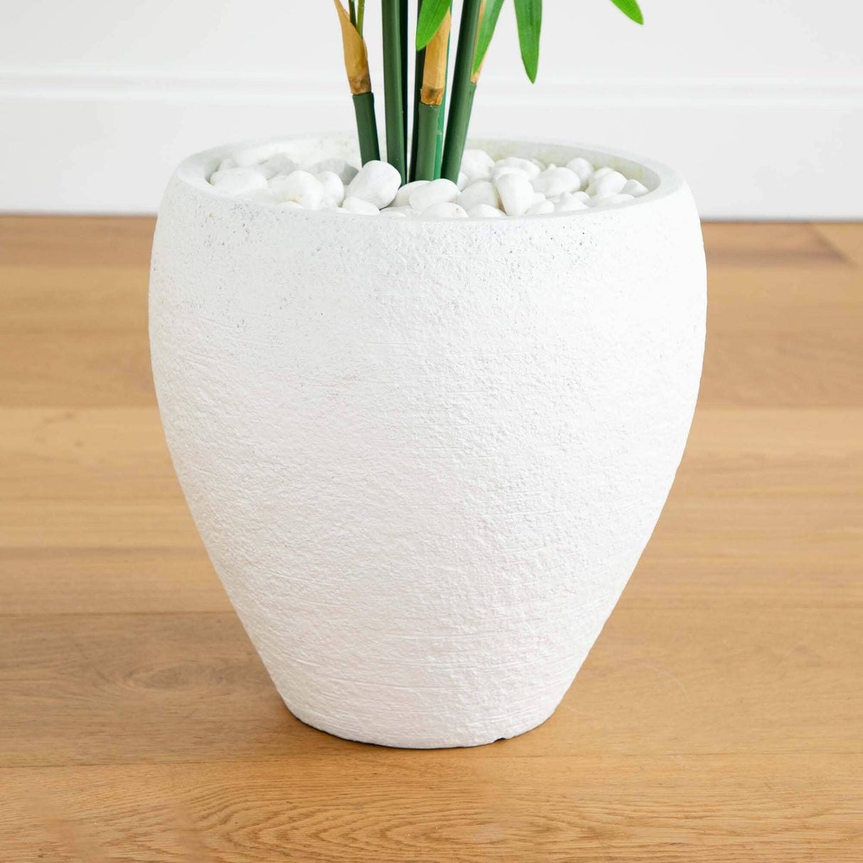 4’ Areca Artificial Palm Tree in White Planter-Parc Decor