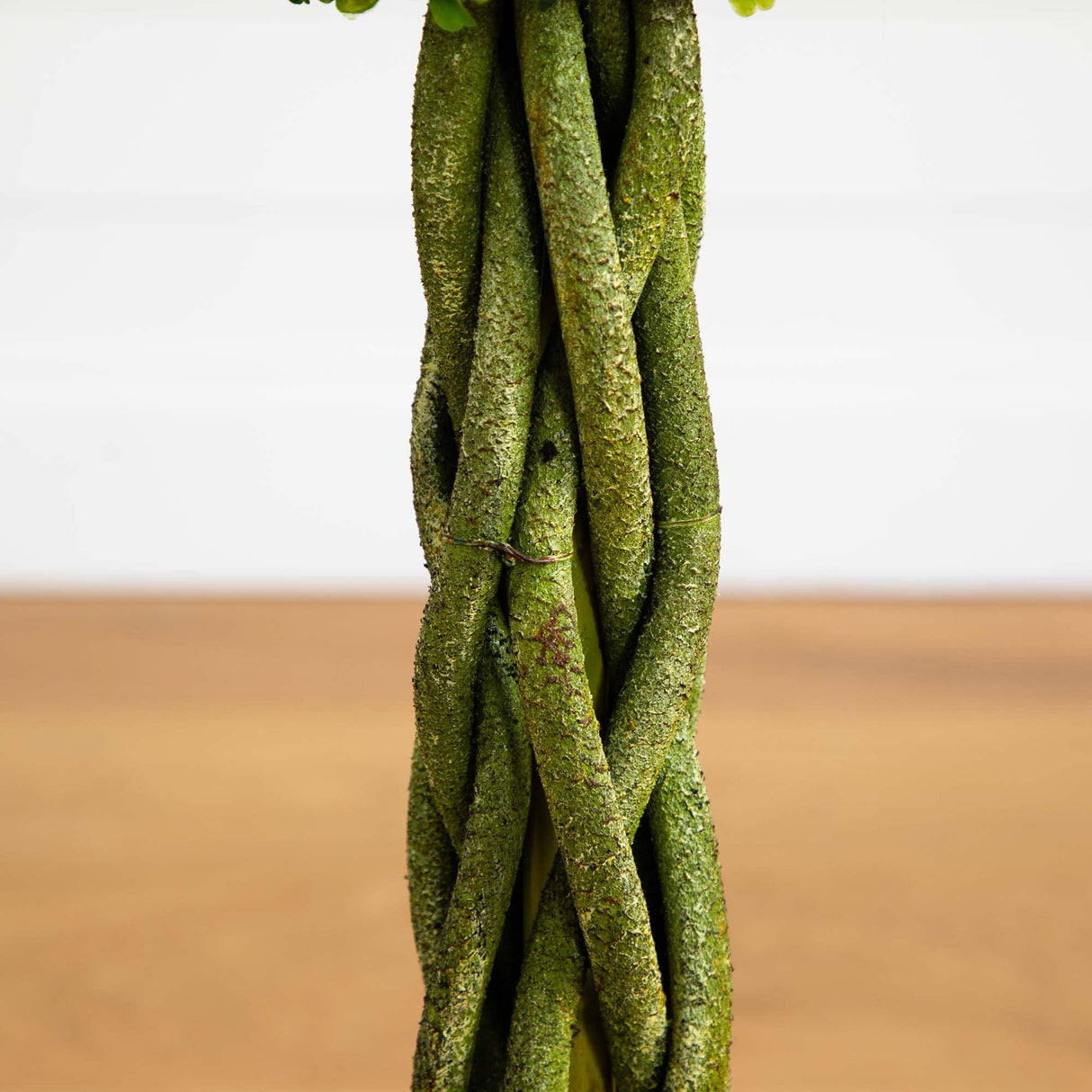 4’ Boxwood Double Ball Artificial Topiary Tree with Woven Trunk UV Resistant (Indoor/Outdoor)-Parc Decor