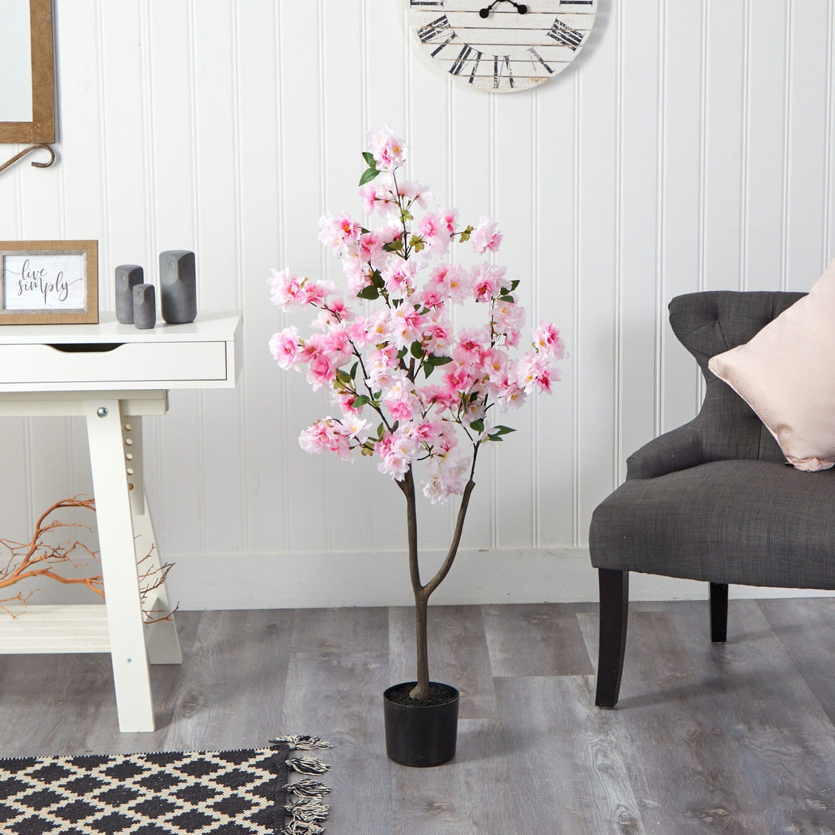 4’ Cherry Blossom Artificial Tree-Parc Decor