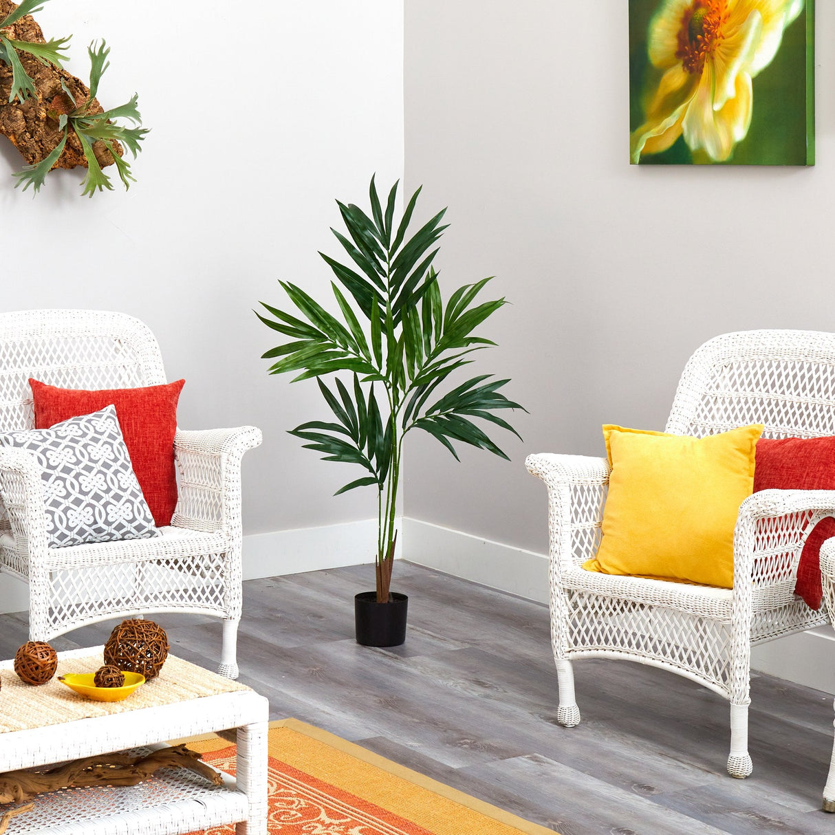 4’ Kentia Artificial Palm Tree-Parc Decor