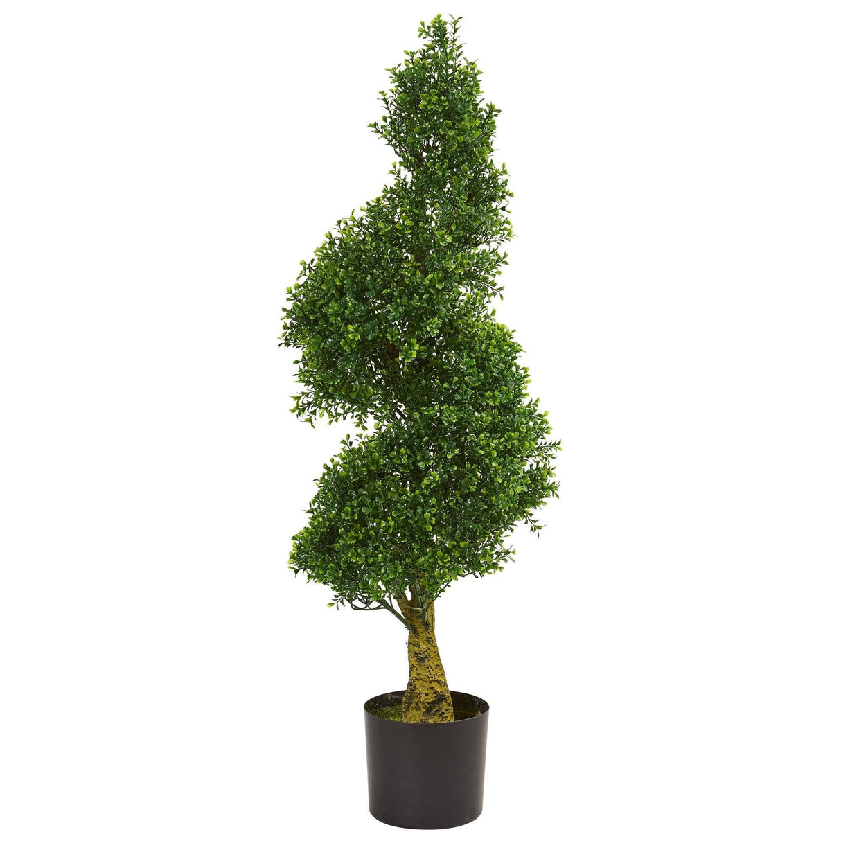 4' Spiral Boxwood Artificial Tree UV Resistant (Indoor/Outdoor)-Parc Decor