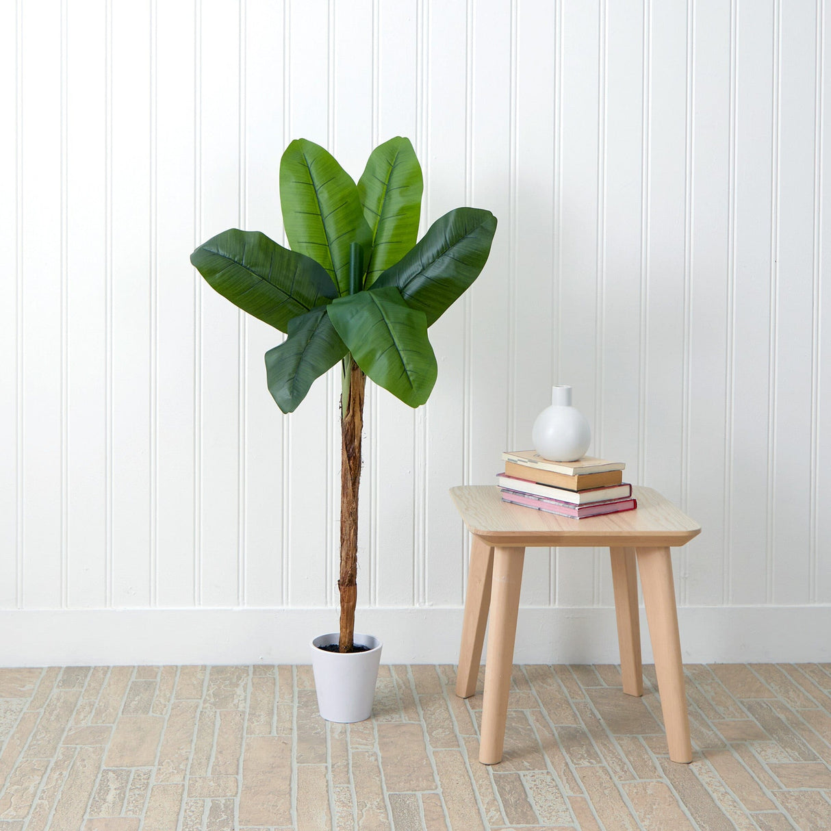 4' Artificial Banana Tree in Decorative Planter-Plant in Planter-Parc Decor