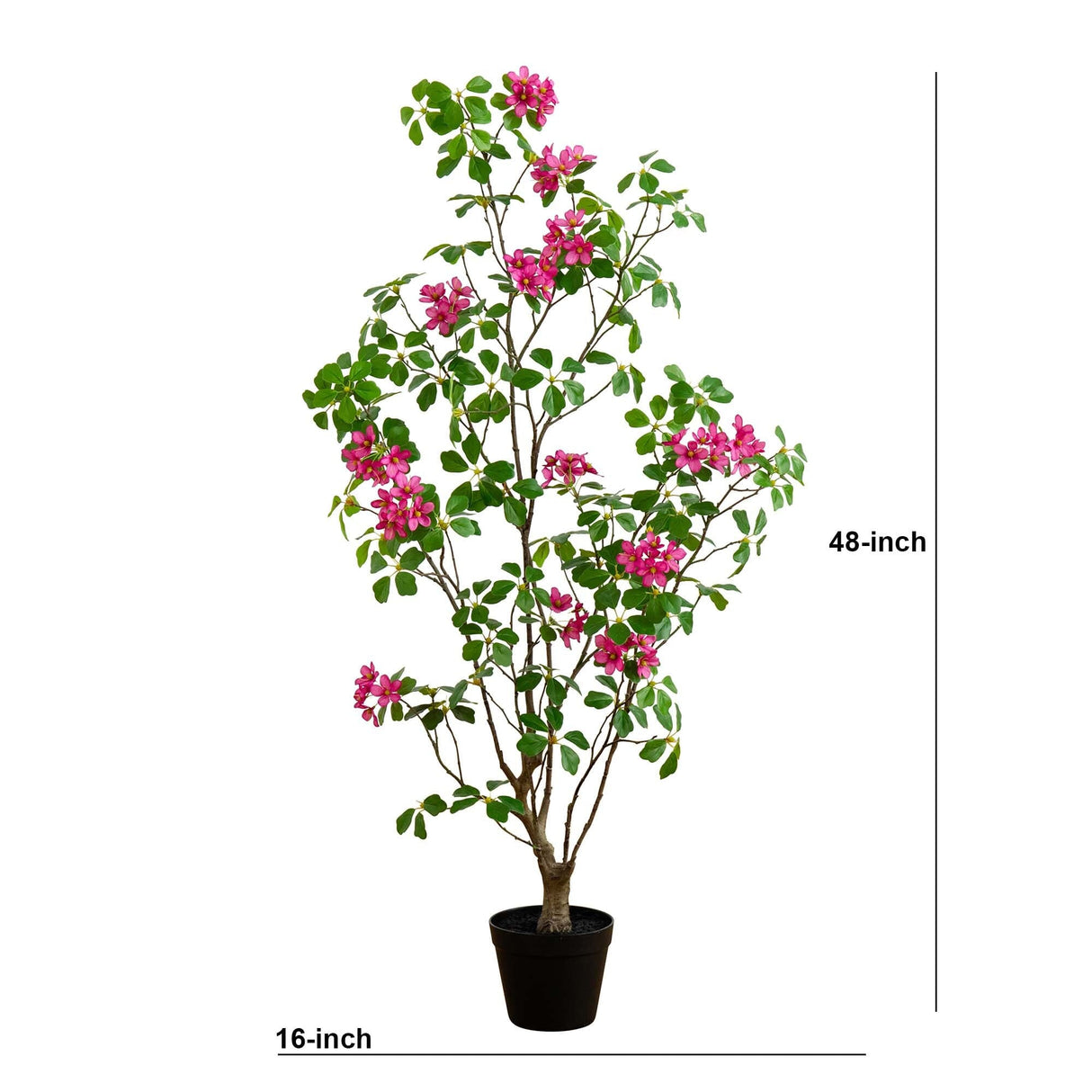 4’ Artificial Dogwood Tree with Real Touch Leaves-Tree-Parc Decor