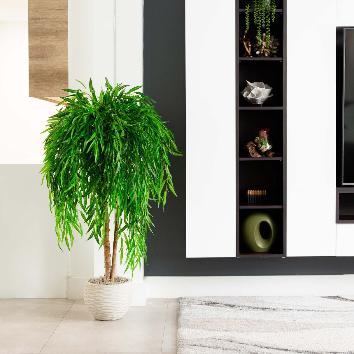 4’ Artificial Willow Tree (Real Touch)-Tree-Parc Decor