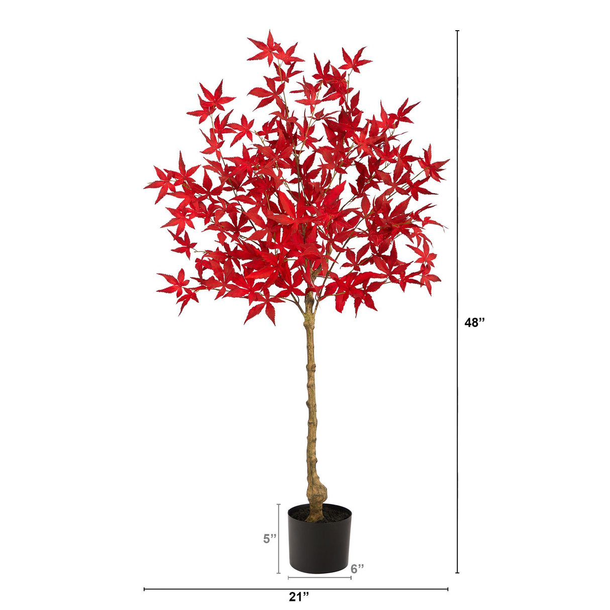 4’ Autumn Maple Artificial Fall Tree-Tree-Parc Decor