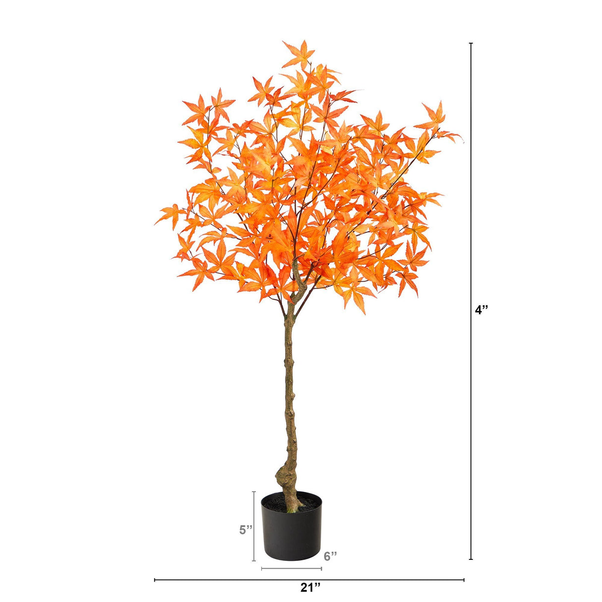 4' Autumn Maple Artificial Tree-Tree-Parc Decor