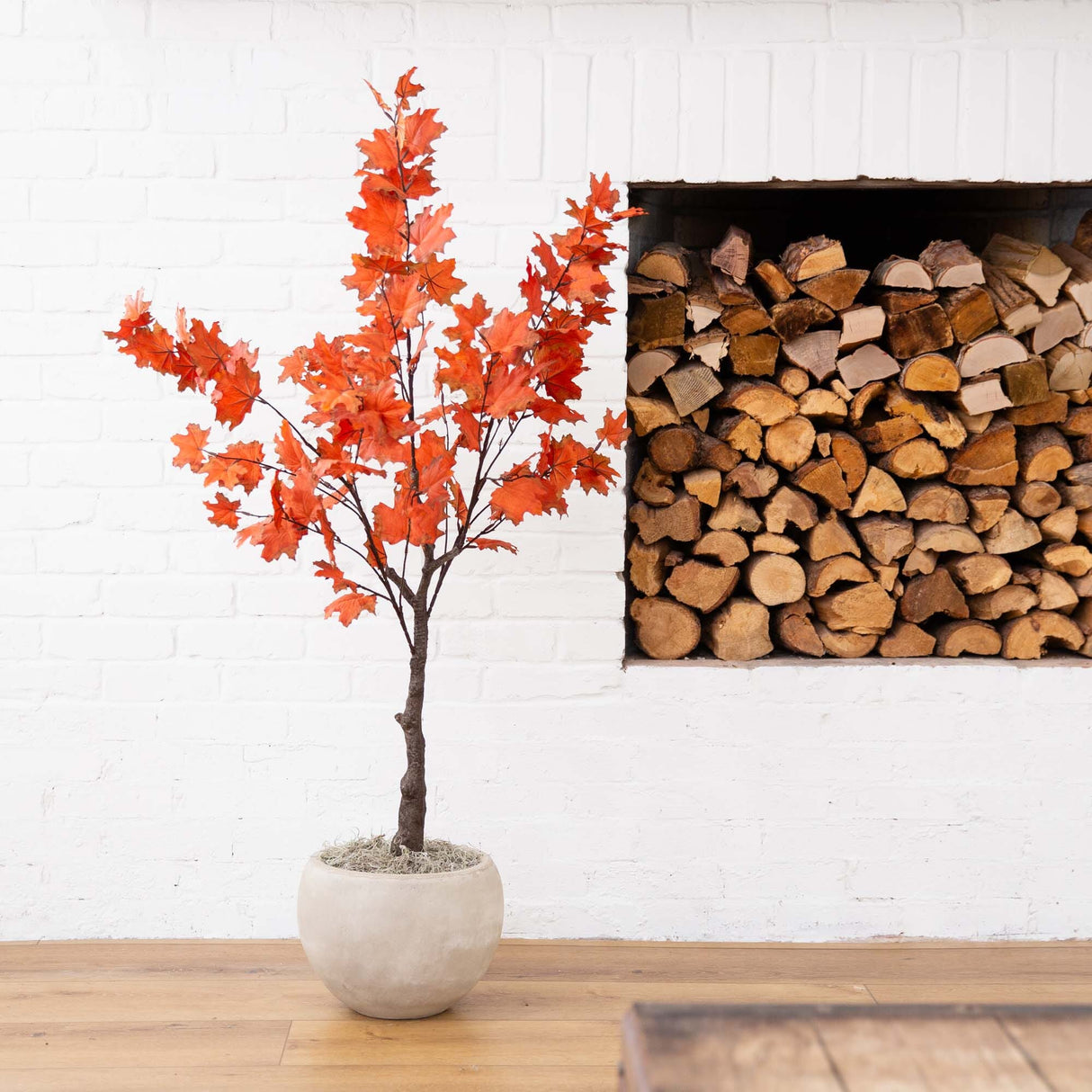 4' Autumn Rustic Maple Artificial Fall Tree-Tree-Parc Decor