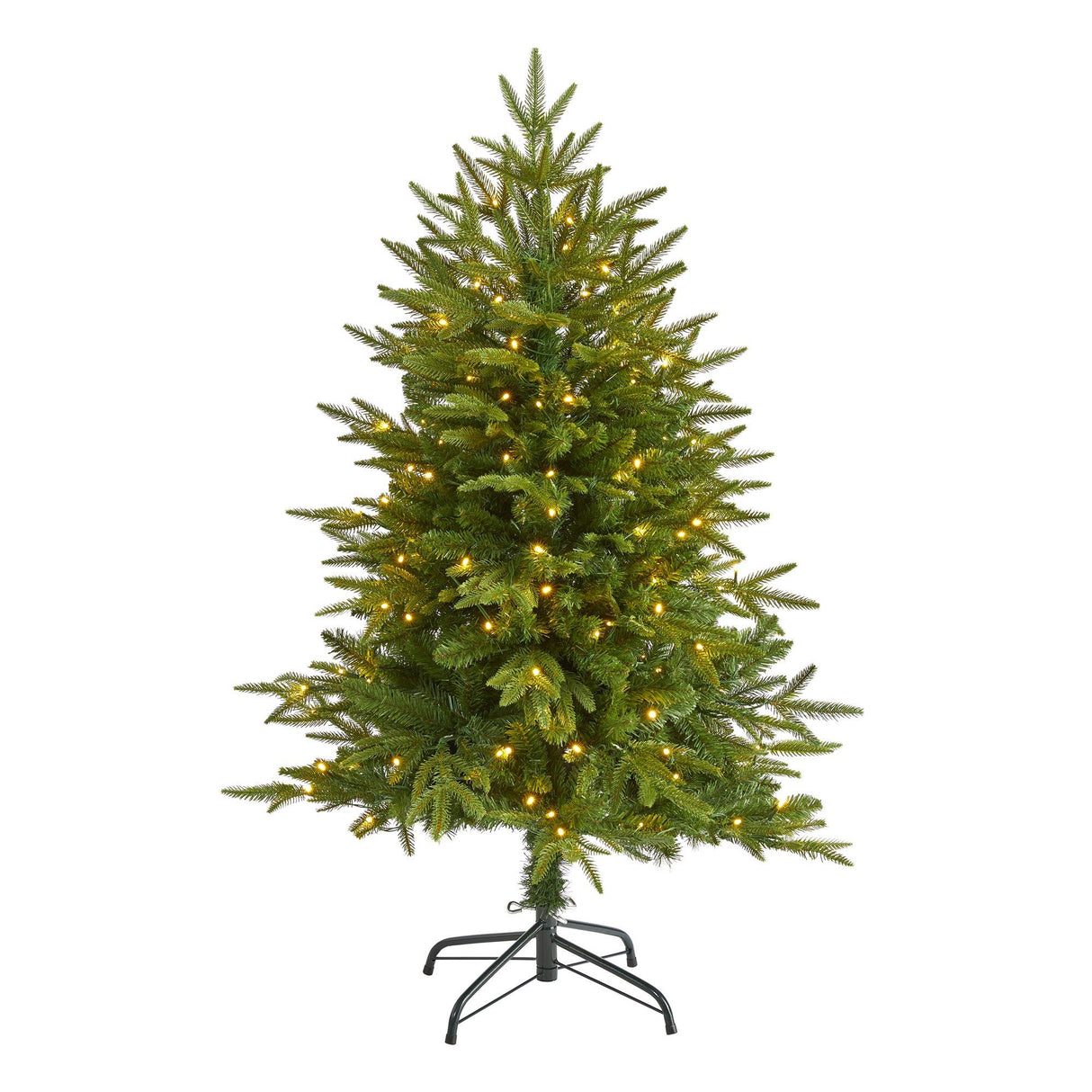 4’ Colorado Mountain Fir “Natural Look” Artificial Christmas Tree with 150 Clear LED Lights-Christmas Tree-Parc Decor