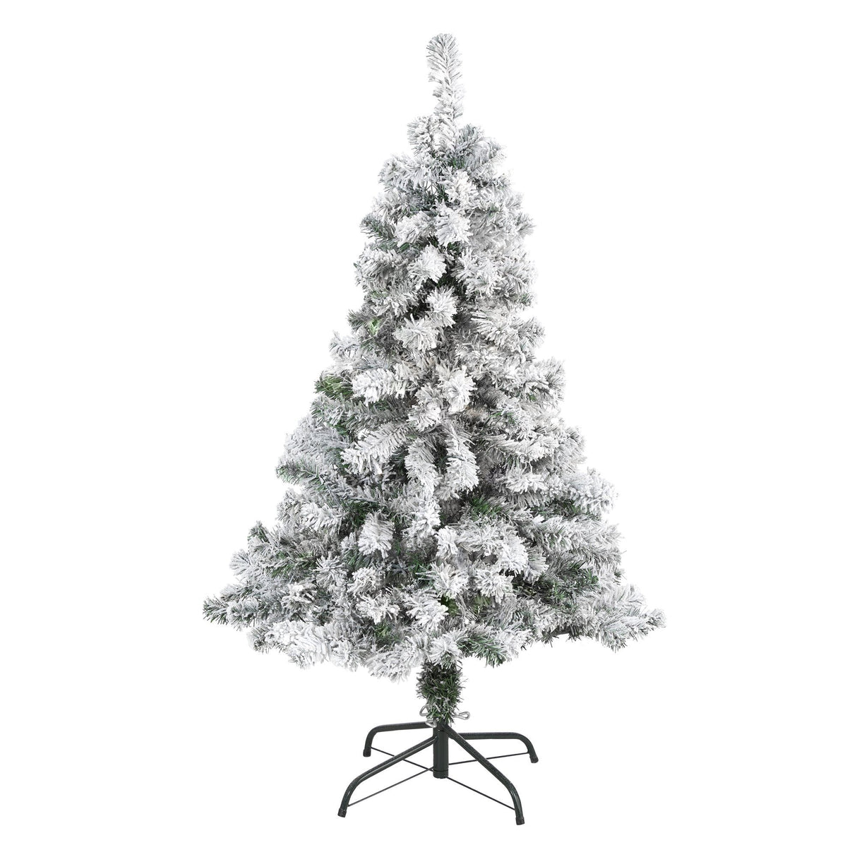 4' Flocked Rock Springs Spruce Artificial Christmas Tree-Christmas Tree-Parc Decor