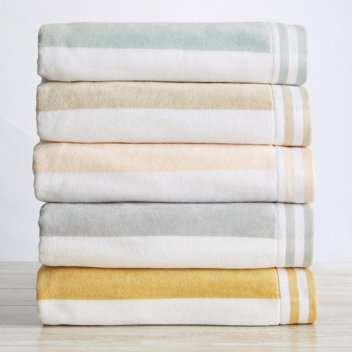 4 Pack Striped Cabana Oversized Beach Towel - Edgartown-Beach Towels-Parc Decor