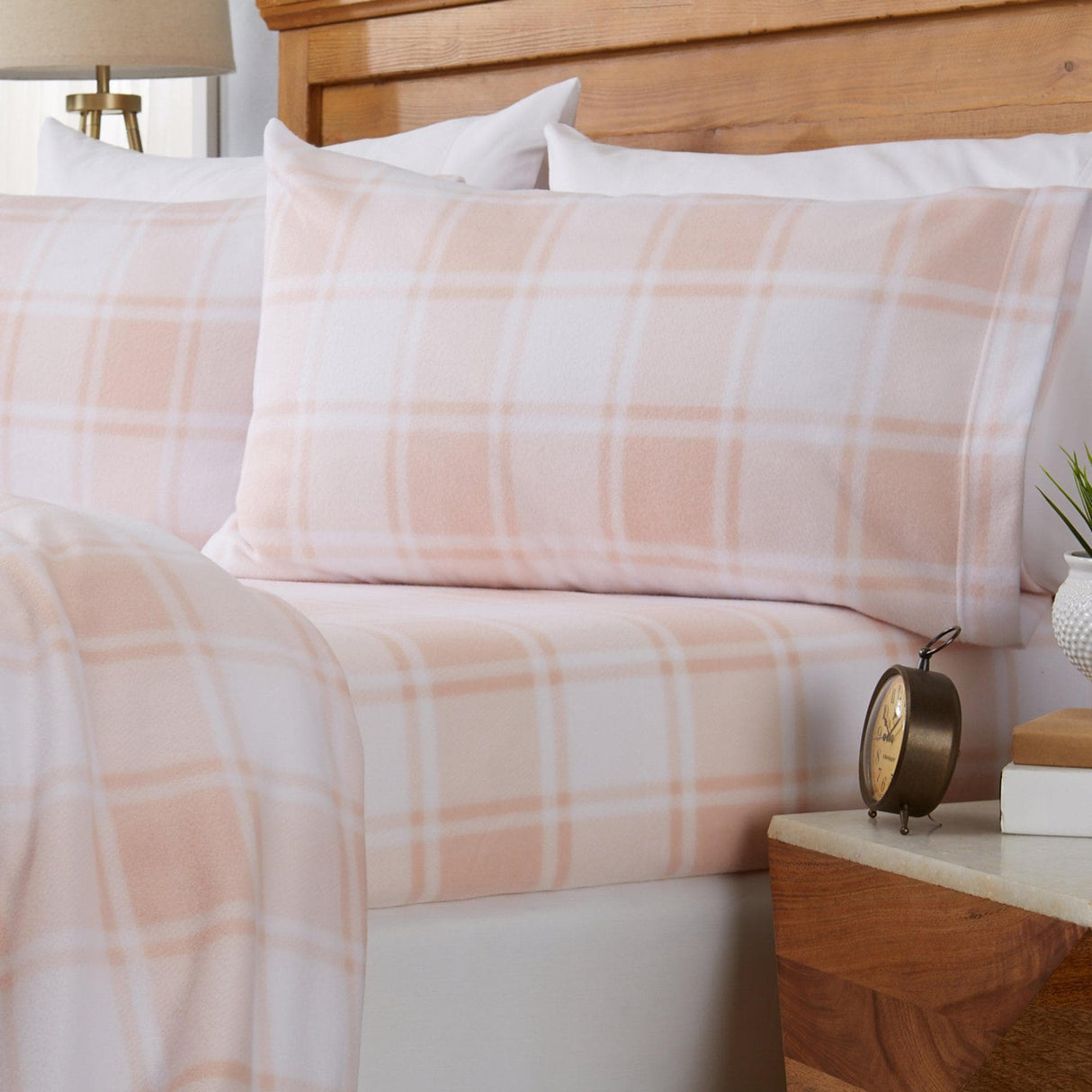 4-Piece Printed Fleece Sheet - Dara Collection-Sheets-Parc Decor