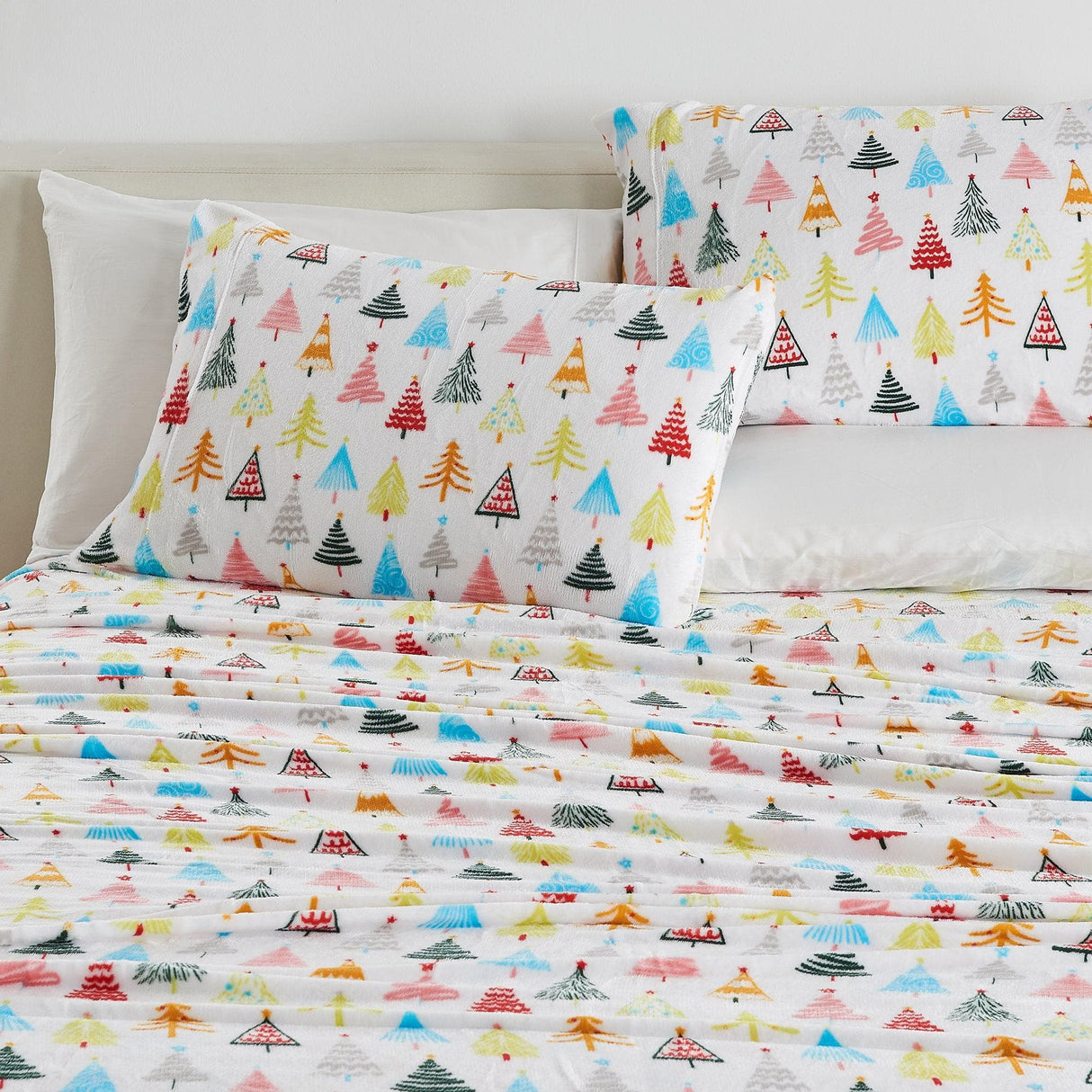 4-Piece Printed Plush Sheet - Velvet Luxe Collection-Sheets-Parc Decor