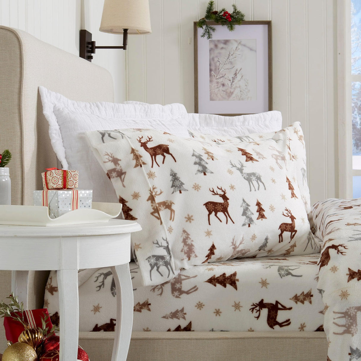 4-Piece Printed Plush Sheet - Velvet Luxe Collection-Sheets-Parc Decor