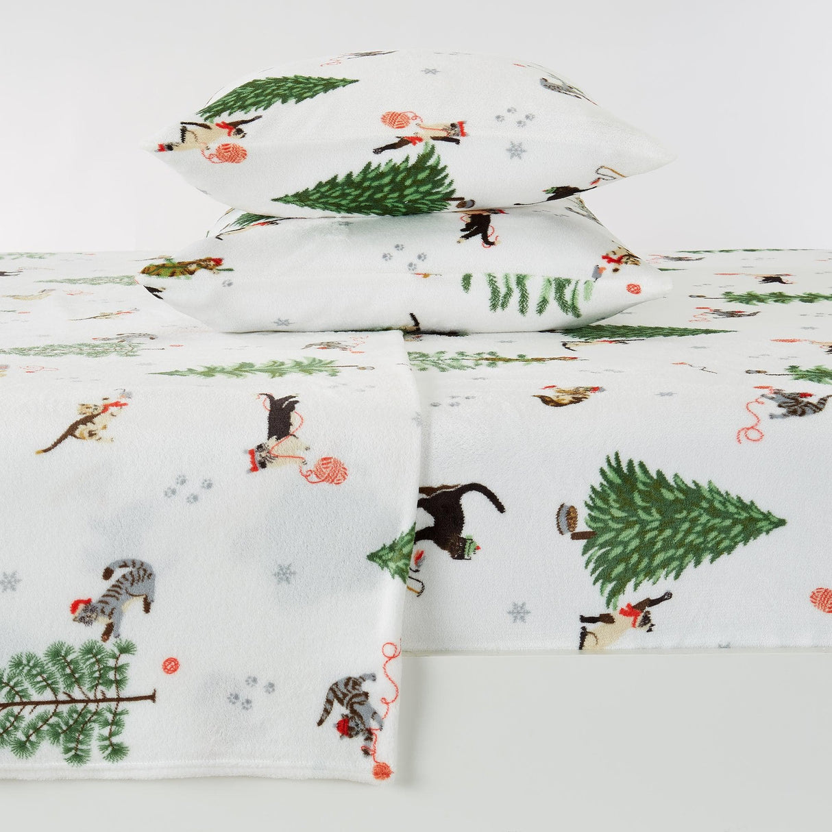 4-Piece Printed Plush Sheet - Velvet Luxe Collection-Sheets-Parc Decor