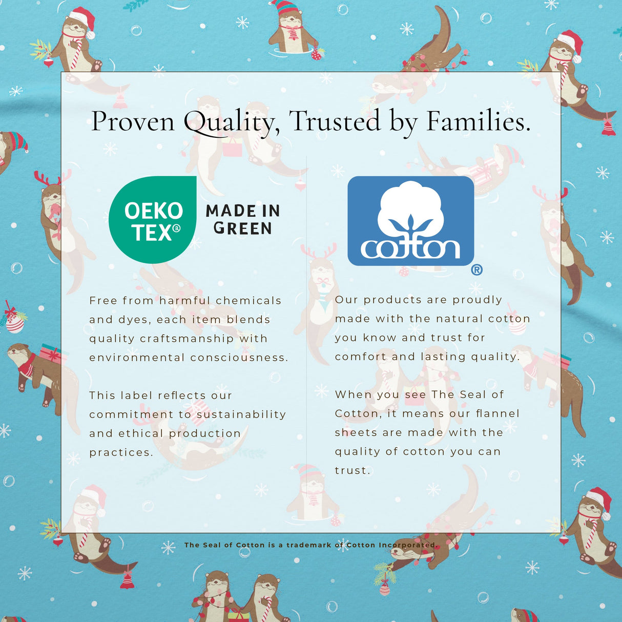 4-Piece Turkish Cotton Christmas Flannel Sheet - Whittaker Collection-Sheets-Parc Decor