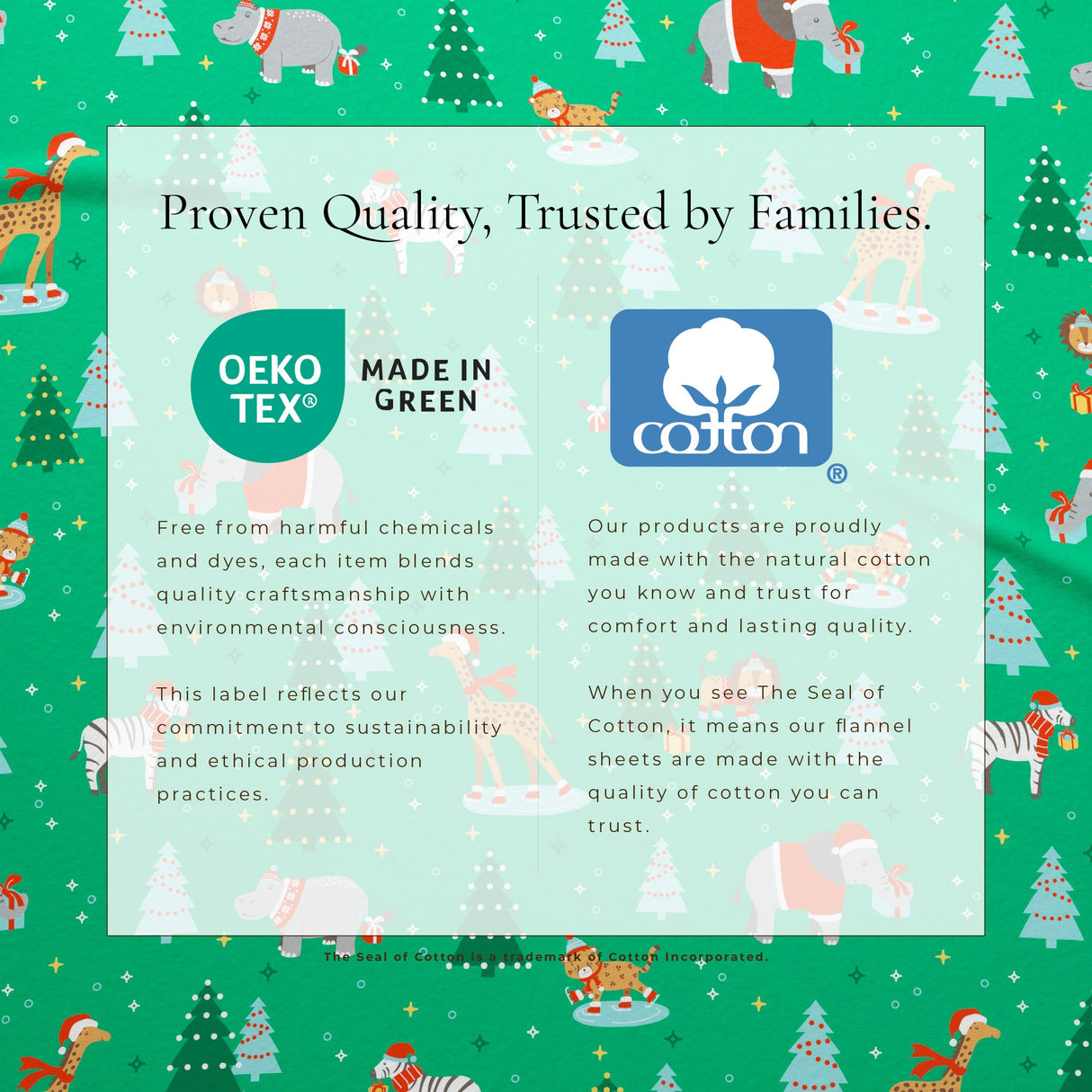 4-Piece Turkish Cotton Christmas Flannel Sheet - Whittaker Collection-Sheets-Parc Decor