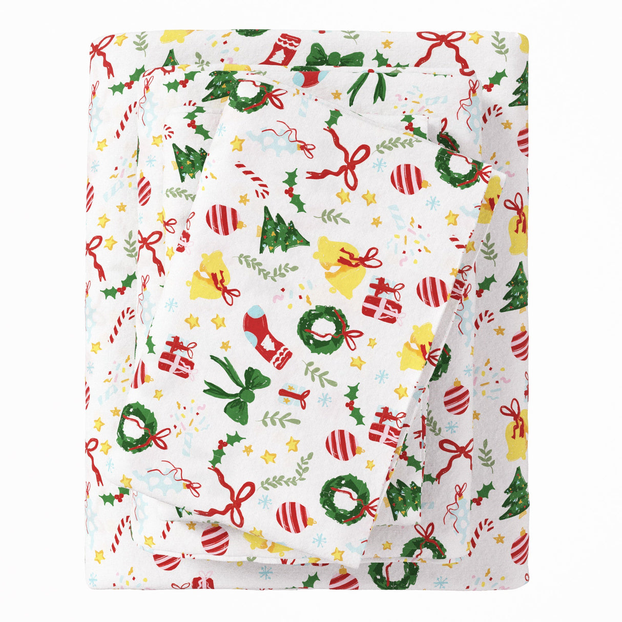 4-Piece Turkish Cotton Christmas Flannel Sheet - Whittaker Collection-Sheets-Parc Decor