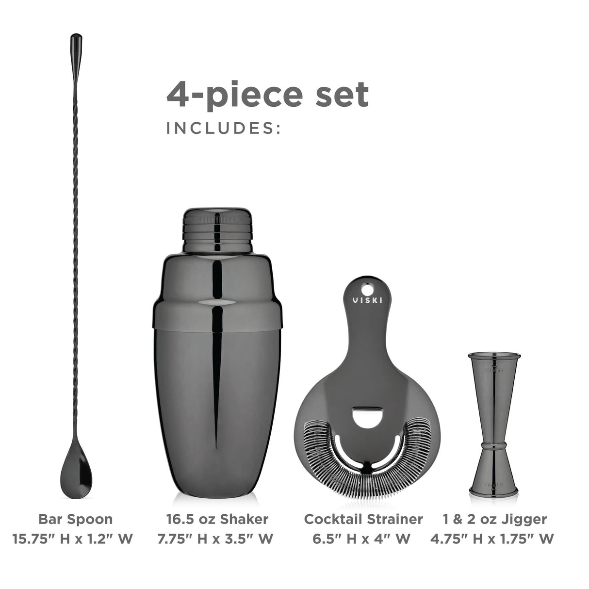 4-Piece Warren Barware Set-Parc Decor