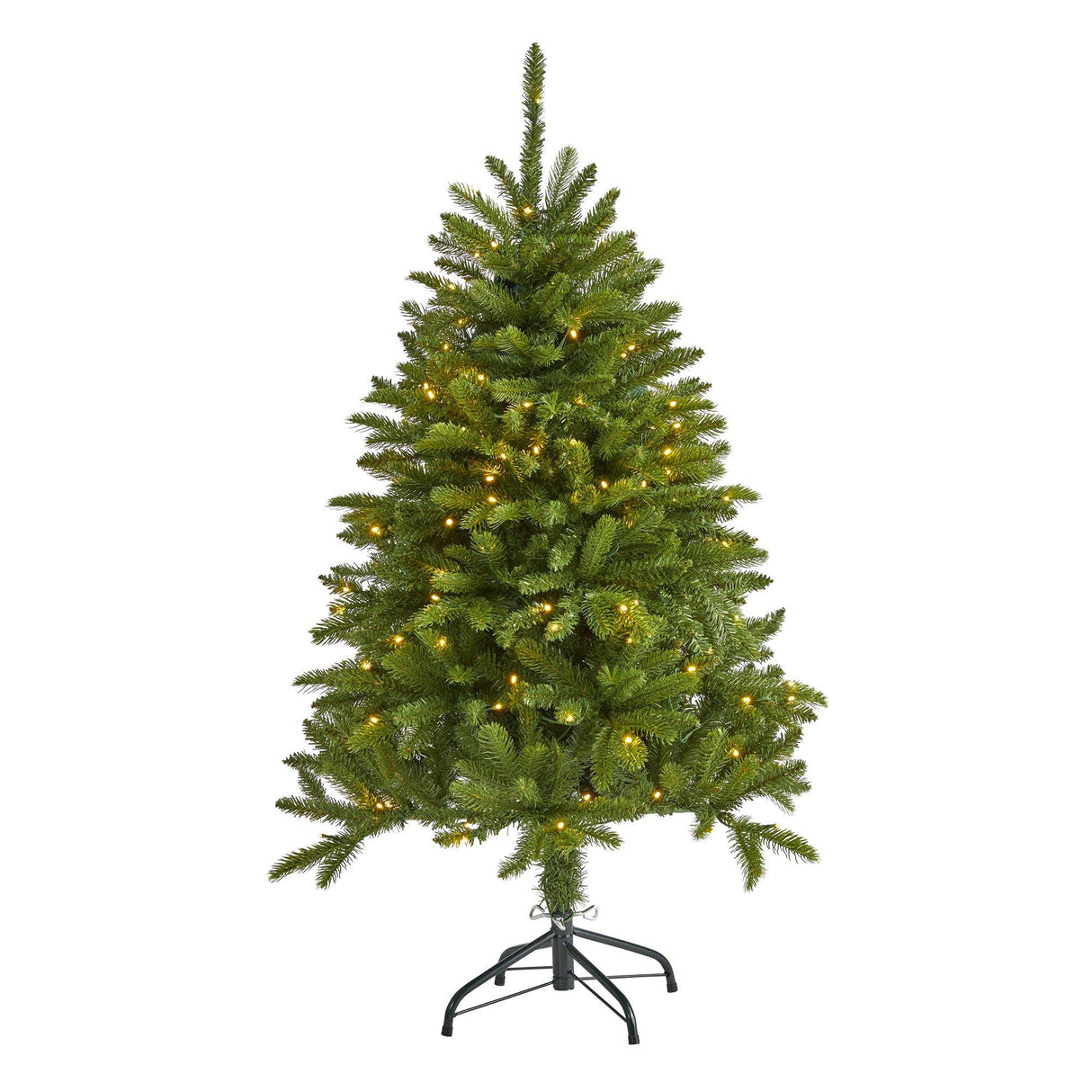 4’ Sierra Spruce “Natural Look” Artificial Christmas Tree with 150 Clear LED Lights-Christmas Tree-Parc Decor