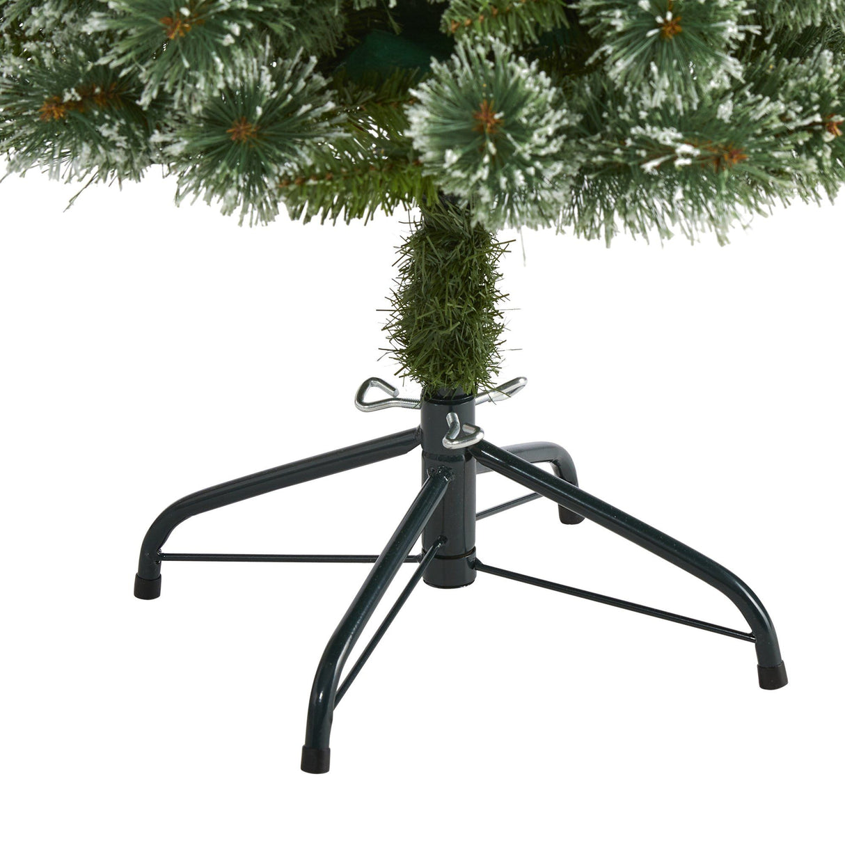 4’ Wisconsin Slim Snow Tip Pine Artificial Christmas Tree with 100 Clear LED Light-Christmas Tree-Parc Decor