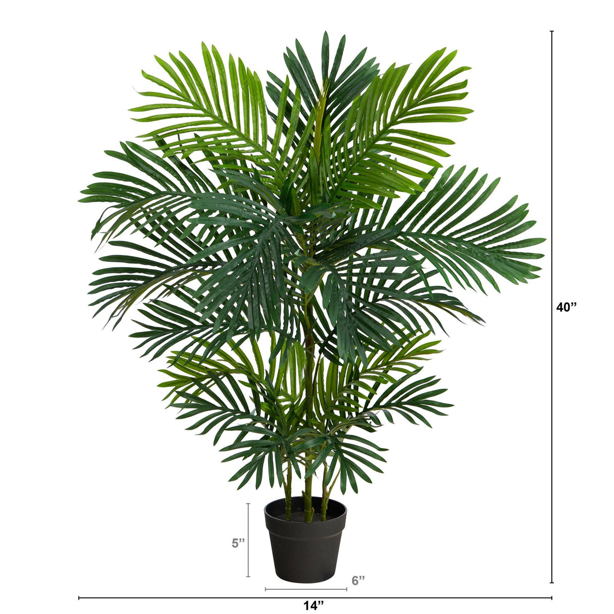 40” Areca Artificial Palm Tree UV Resistant (Indoor/Outdoor)-Tree-Parc Decor