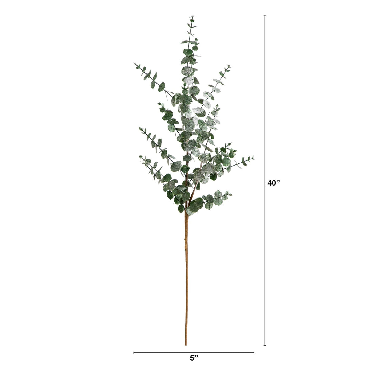 40" Artificial Eucalyptus Stems - Set of 3-Stem-Parc Decor