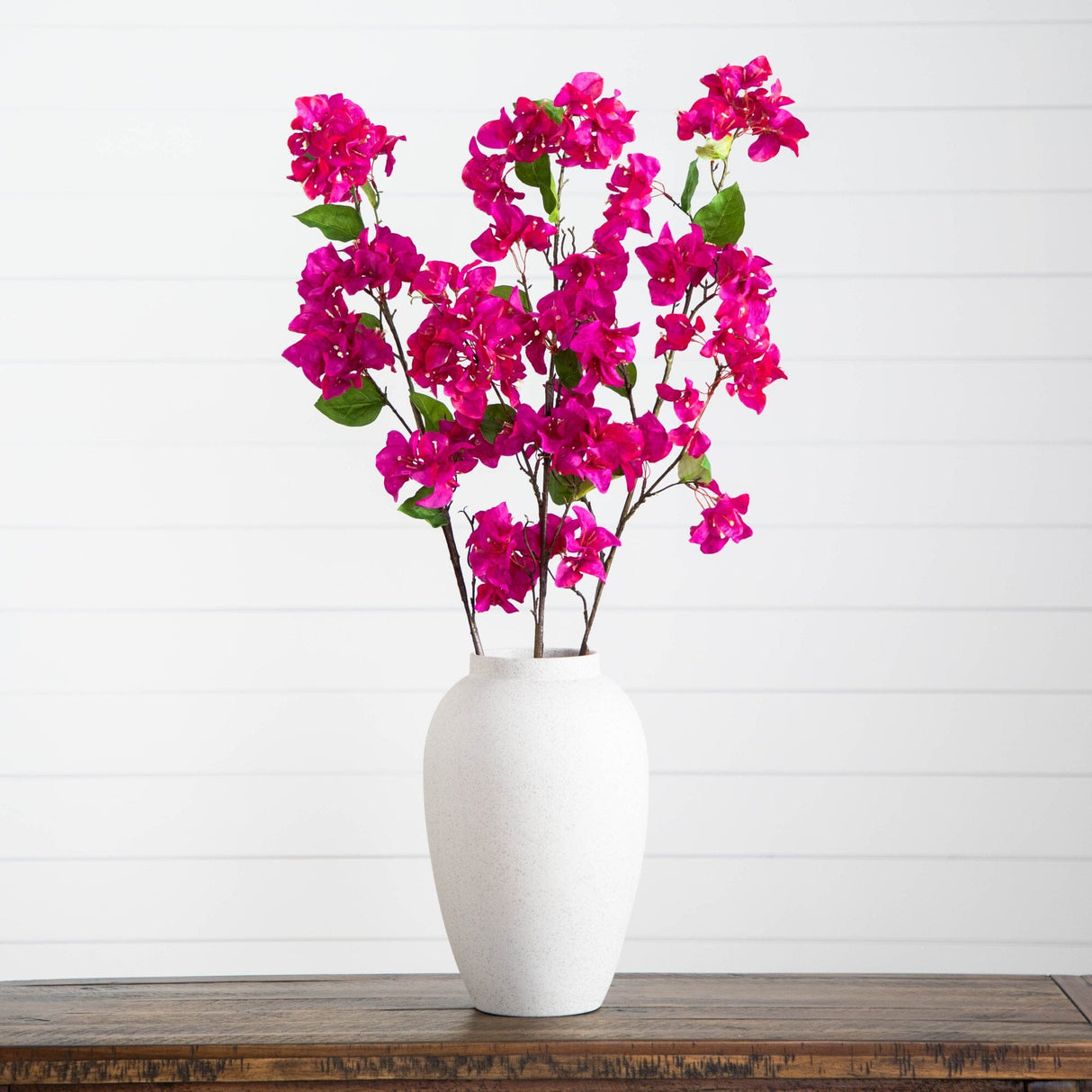 47" Artificial Bougainvillea Flower Stems - Set of 3-Stem-Parc Decor