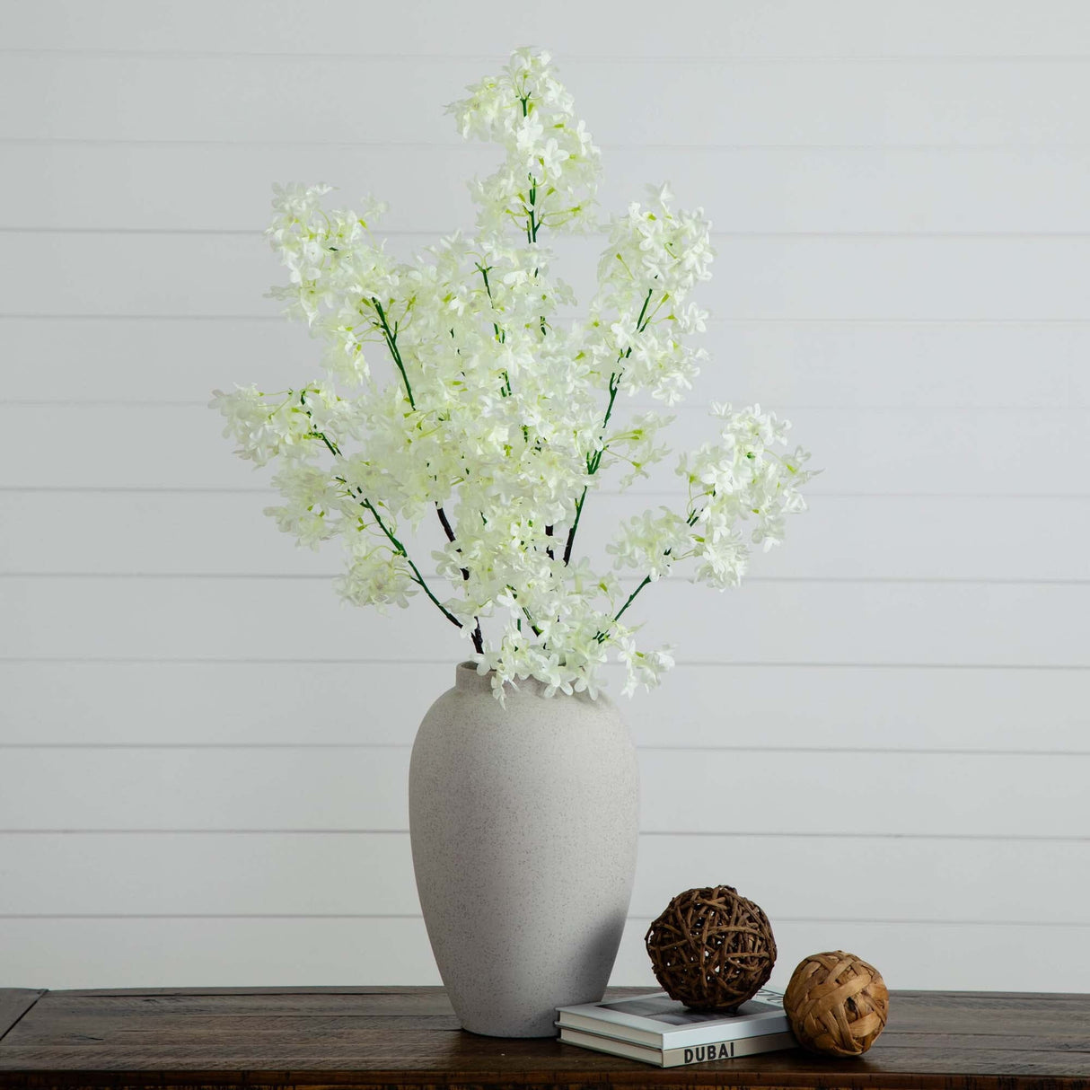 47" Artificial Cherry Blossom Flower - Set of 3-Stem-Parc Decor