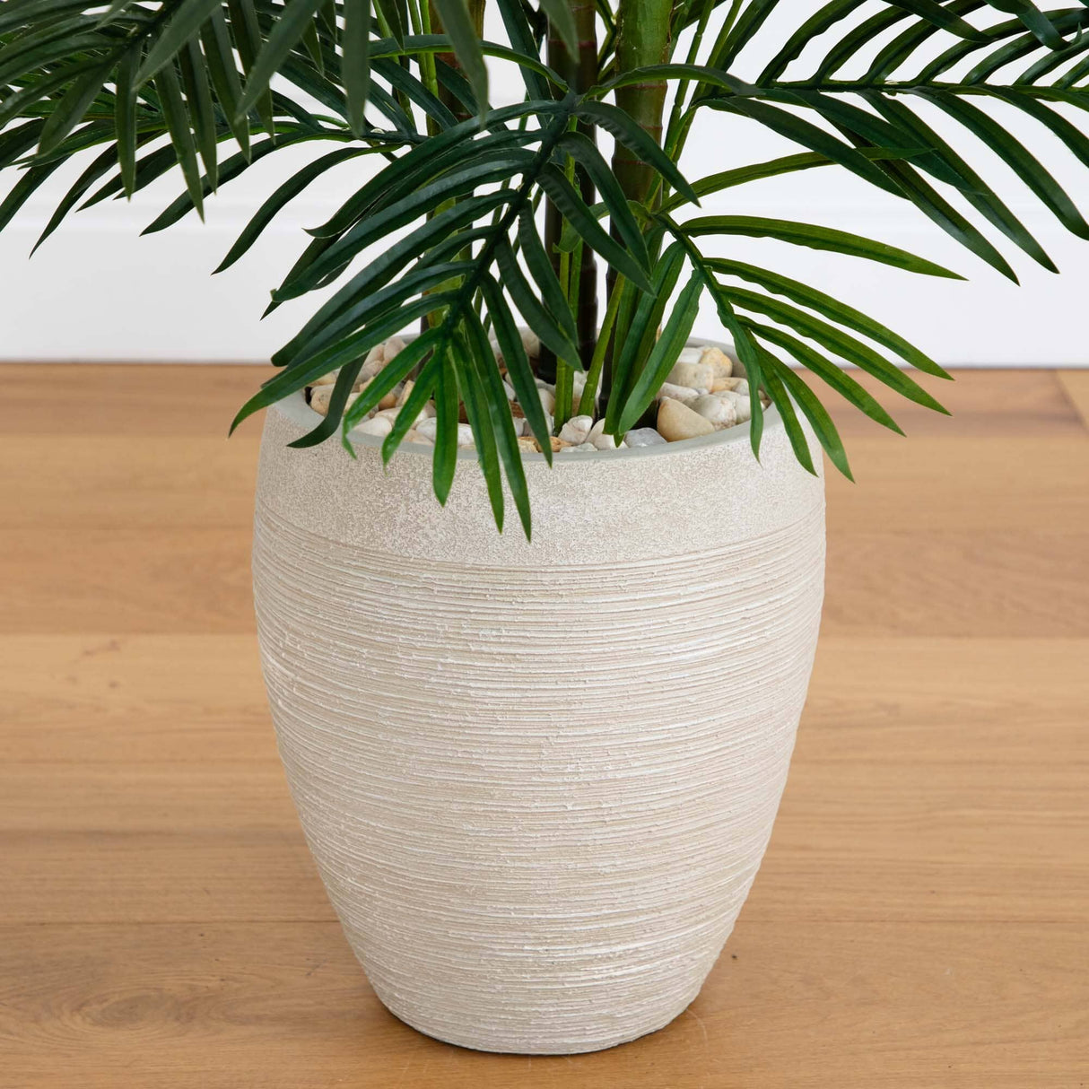 4.5’ Areca Palm Artificial Tree in Sand Colored Planter-Parc Decor