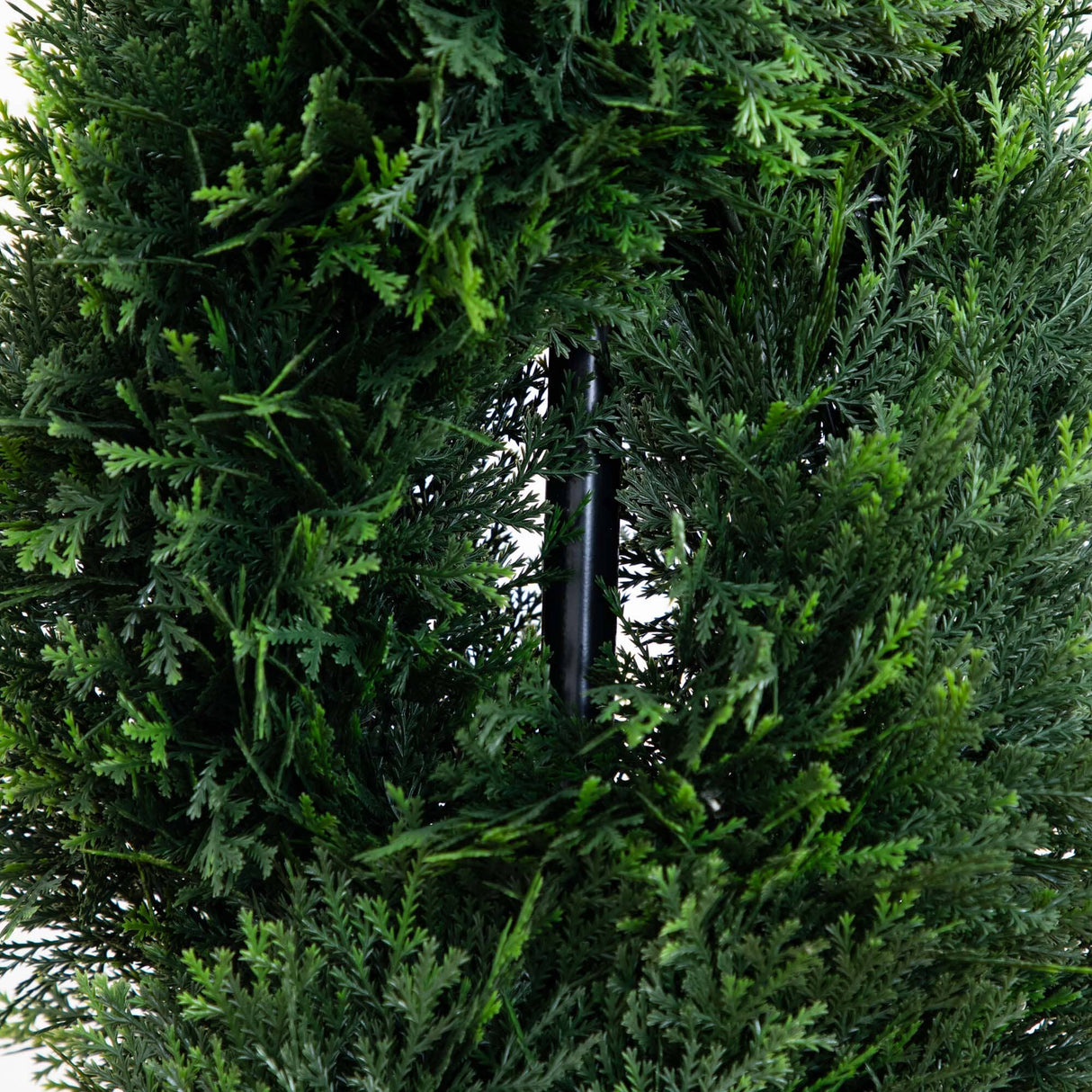 4.5’ Double Cypress Topiary Artificial Tree in Terracotta Planter (Indoor/Outdoor)-Parc Decor