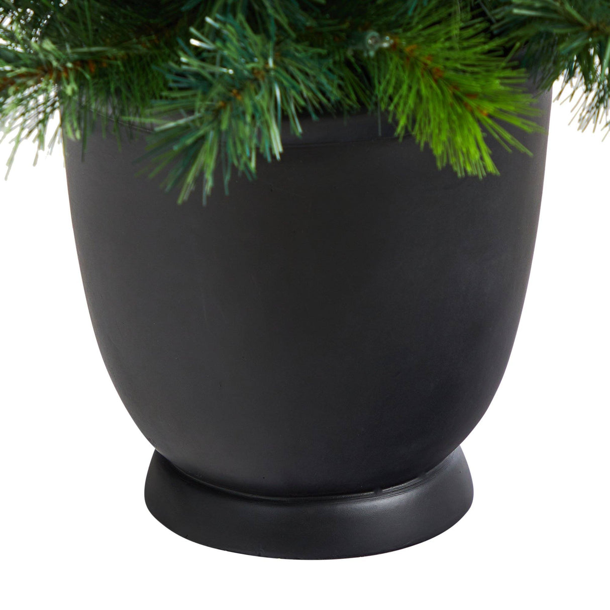4.5’ Oregon Pine Christmas Tree in Decorative Planter-Christmas Tree-Parc Decor