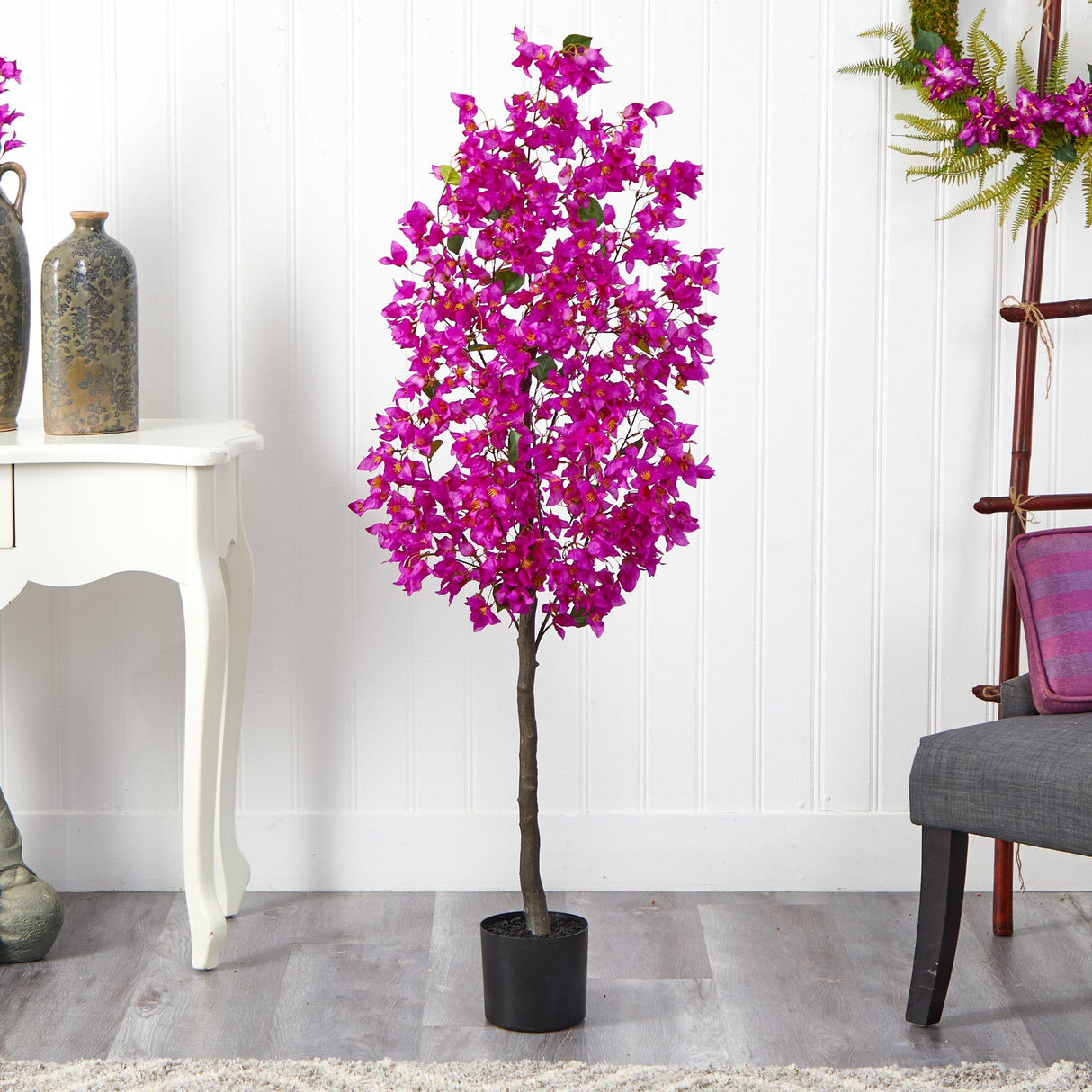 5’ Bougainvillea Artificial Tree-Parc Decor