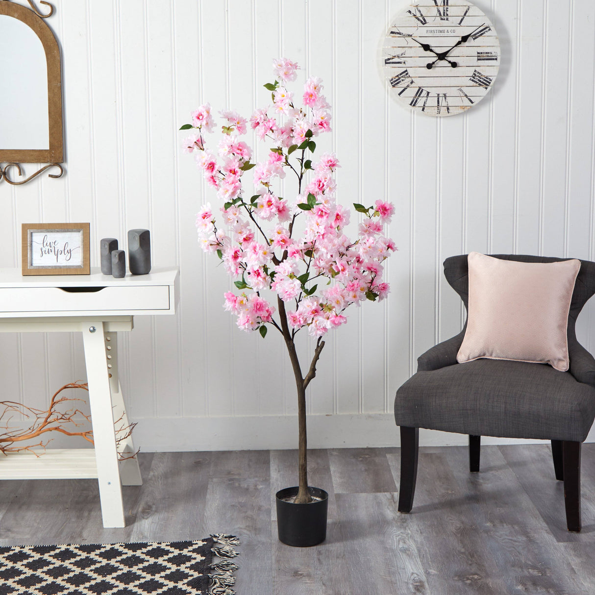 5’ Cherry Blossom Artificial Tree-Parc Decor