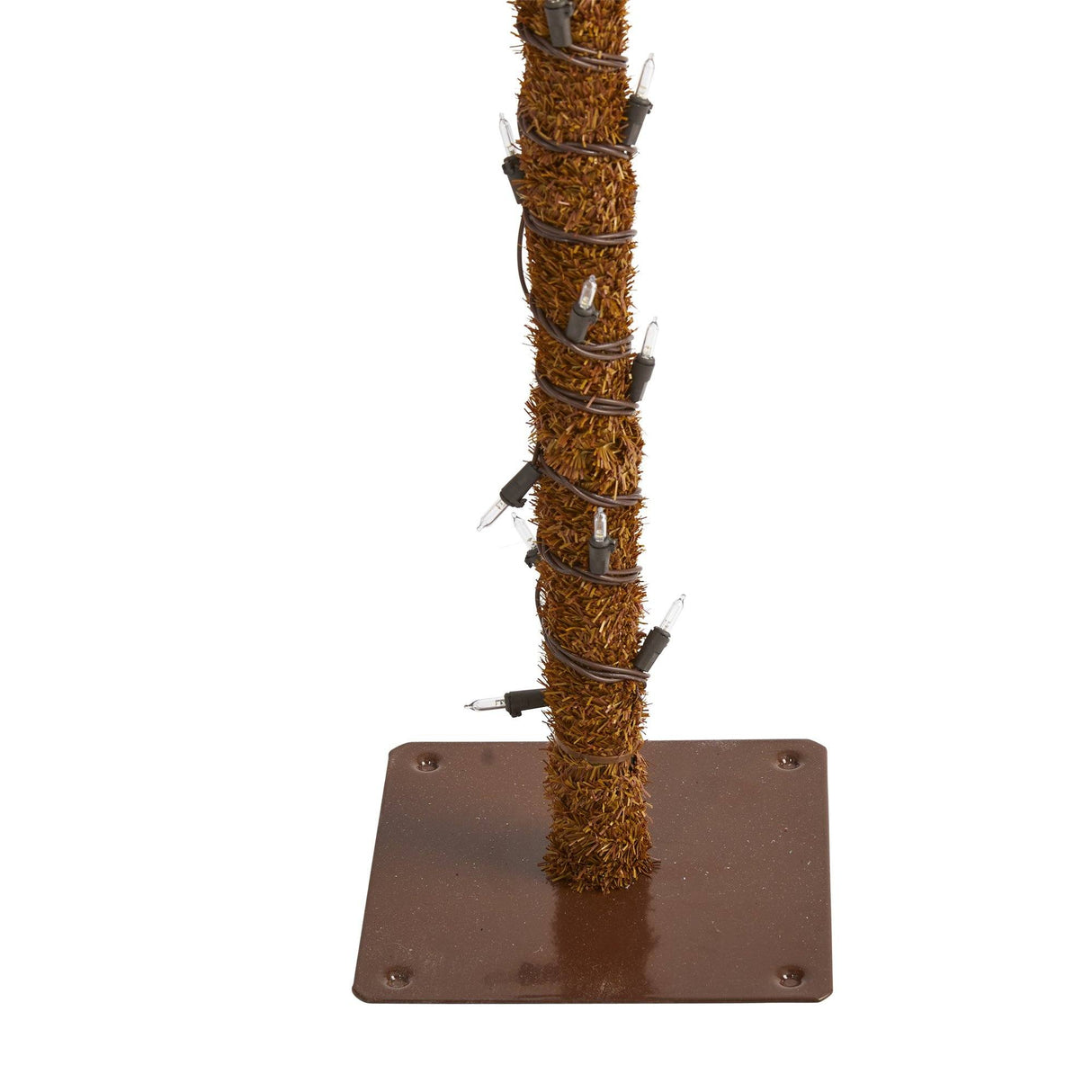 5’ Christmas Palm Artificial Tree with 150 Warm White LED Lights-Parc Decor