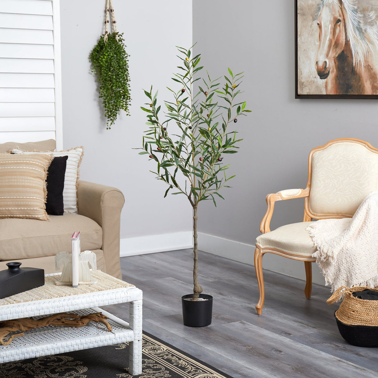 5’ Olive Artificial Tree-Parc Decor