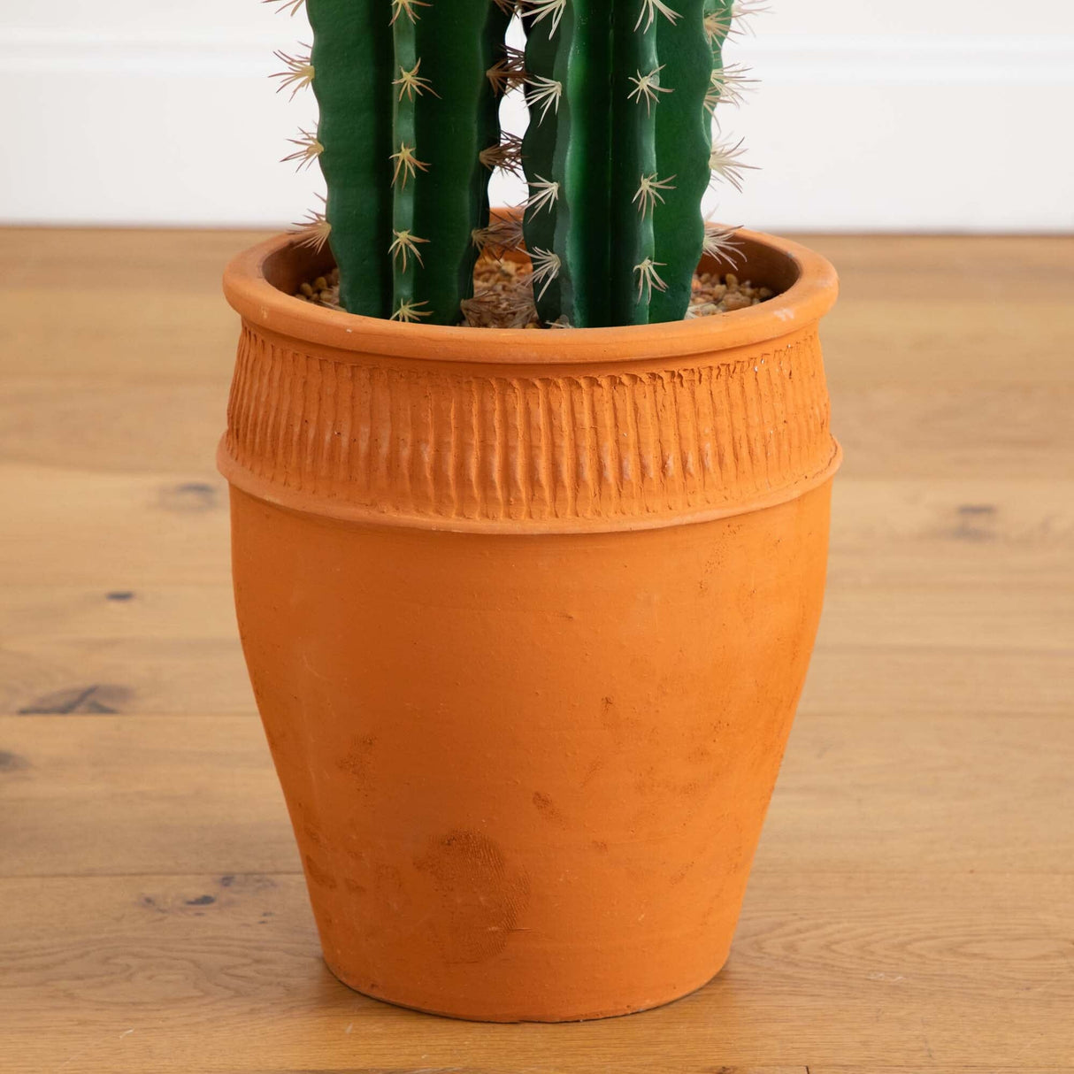 5’ Artificial Cactus in Terracotta Planter-Plant in Planter-Parc Decor
