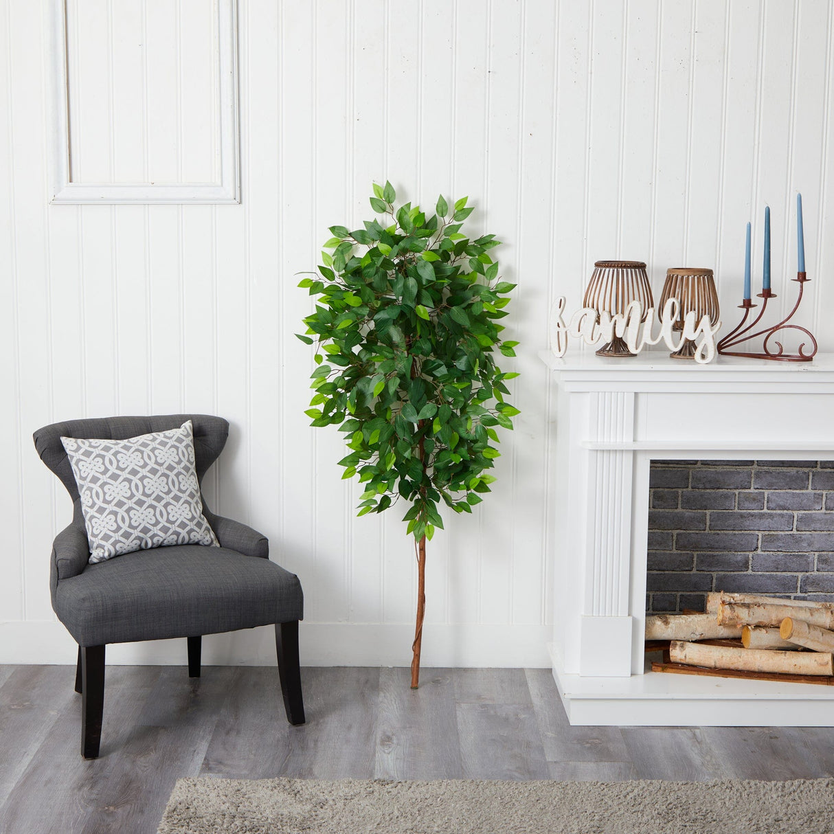 5’ Artificial Ficus Tree (No Pot)-Tree-Parc Decor