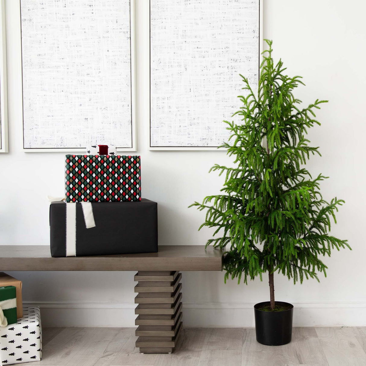 5' Artificial Norfolk Pine Tree-Christmas Tree-Parc Decor