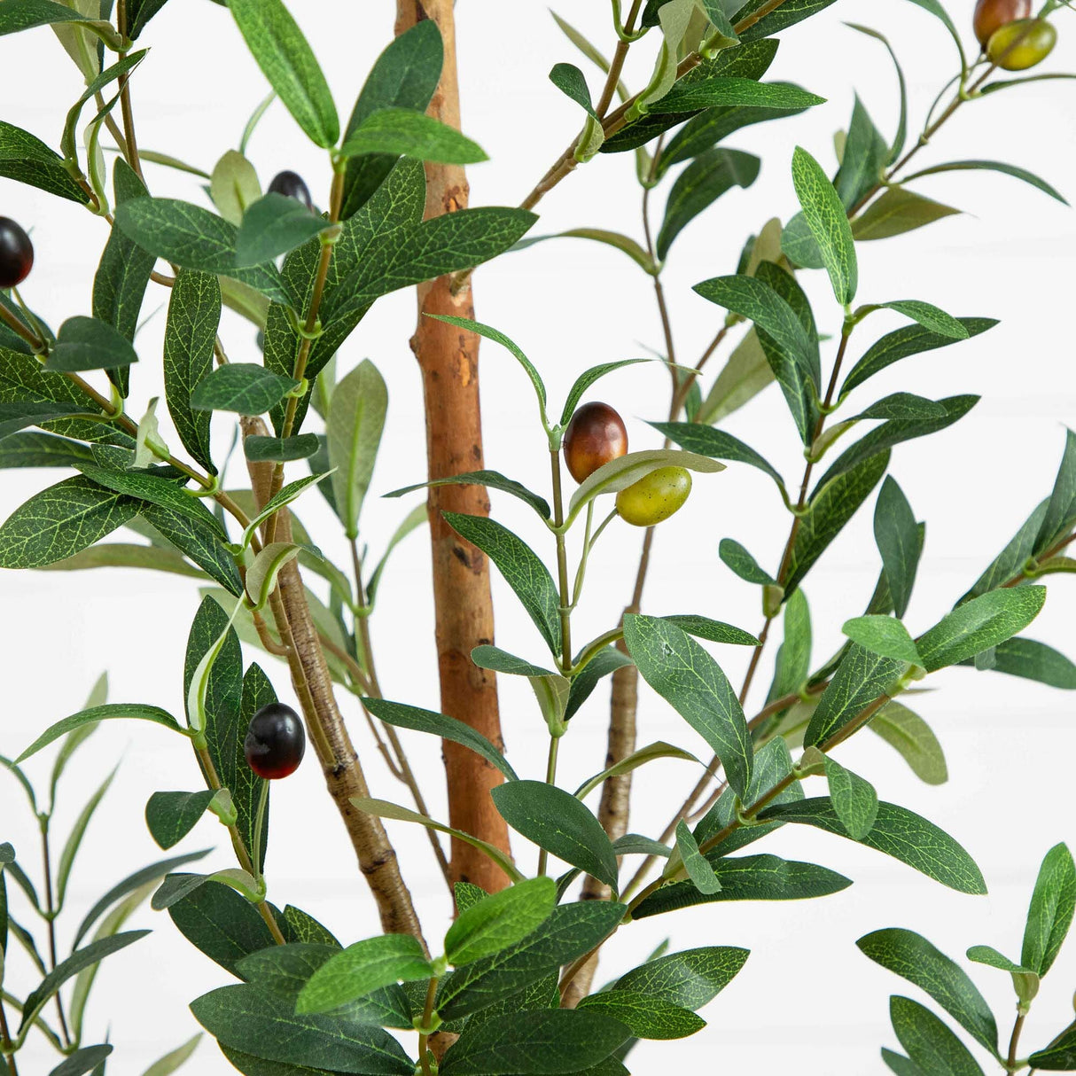 5’ Artificial Olive Tree with Natural Trunk-Tree-Parc Decor