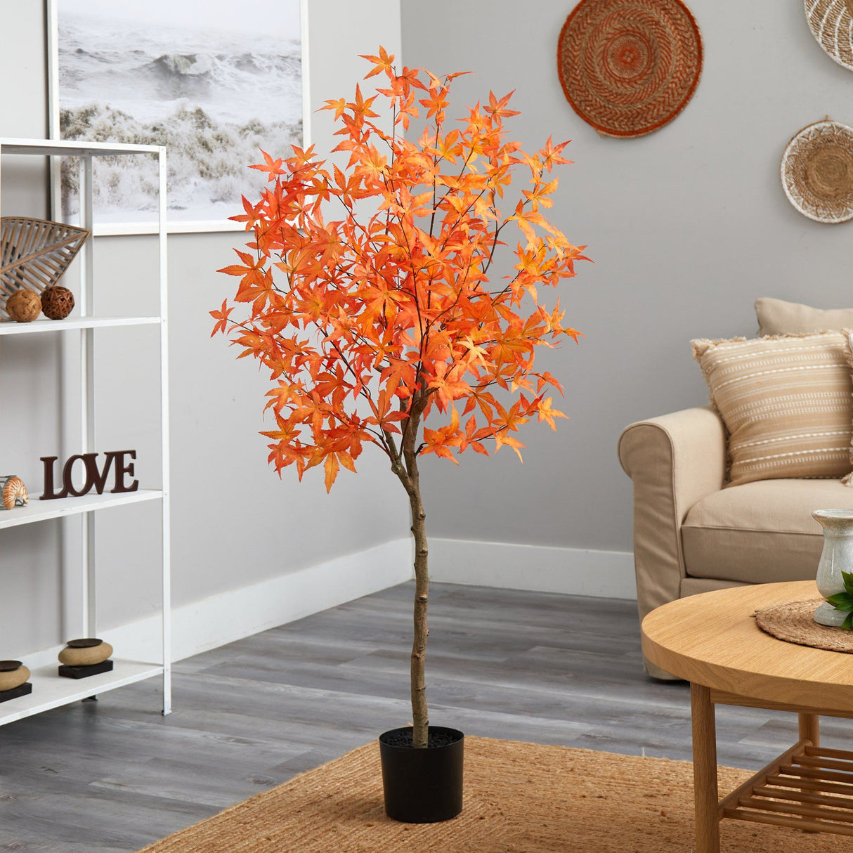 5' Autumn Maple Artificial Tree-Tree-Parc Decor