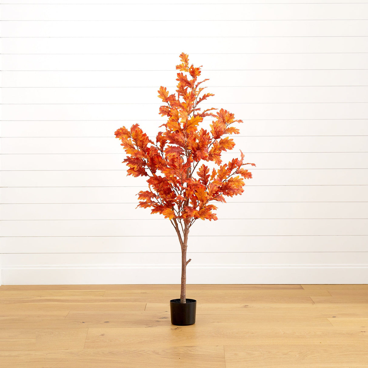 5’ Autumn Oak Artificial Fall Tree-Tree-Parc Decor