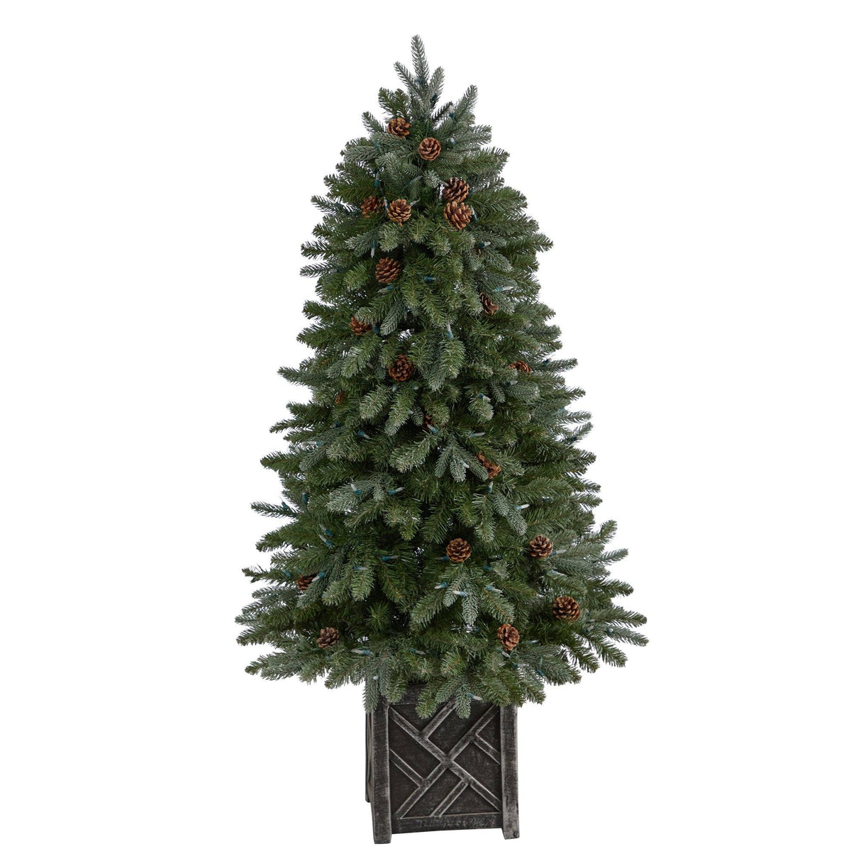 5' Colorado Fir Flocked Dusted Artificial Christmas Tree-Christmas Tree-Parc Decor