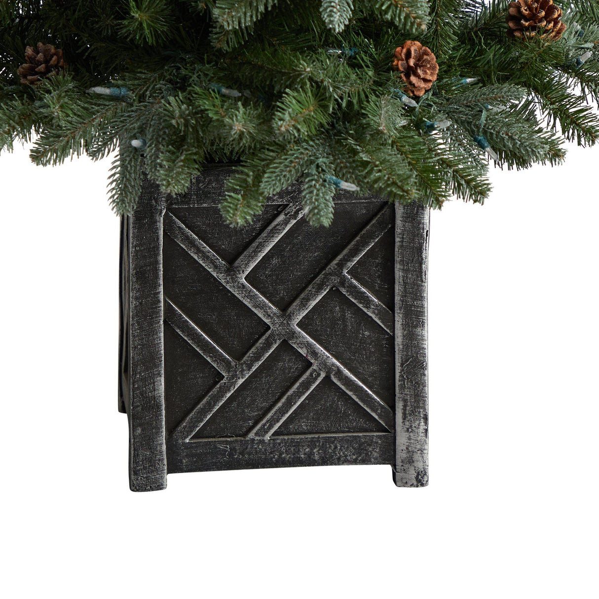 5' Colorado Fir Flocked Dusted Artificial Christmas Tree-Christmas Tree-Parc Decor