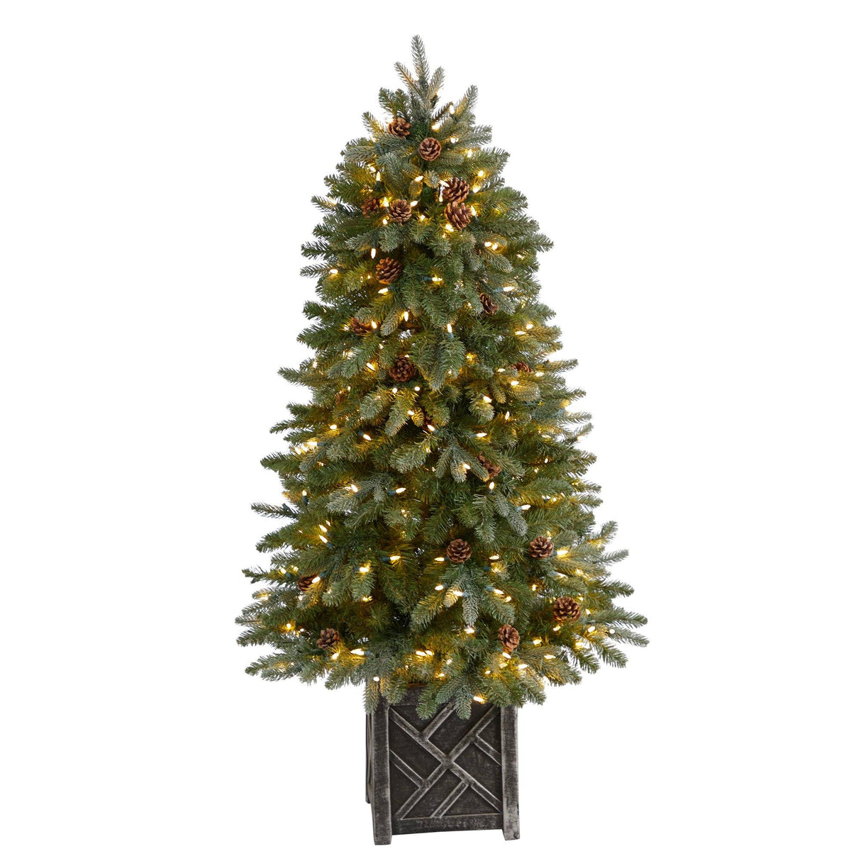 5' Colorado Fir Flocked Dusted Artificial Christmas Tree-Christmas Tree-Parc Decor